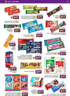 Libex leták platný od 15.06.2026 | Strana: 9 | Produkty: Čokoláda, Mila, Višne, Horálky