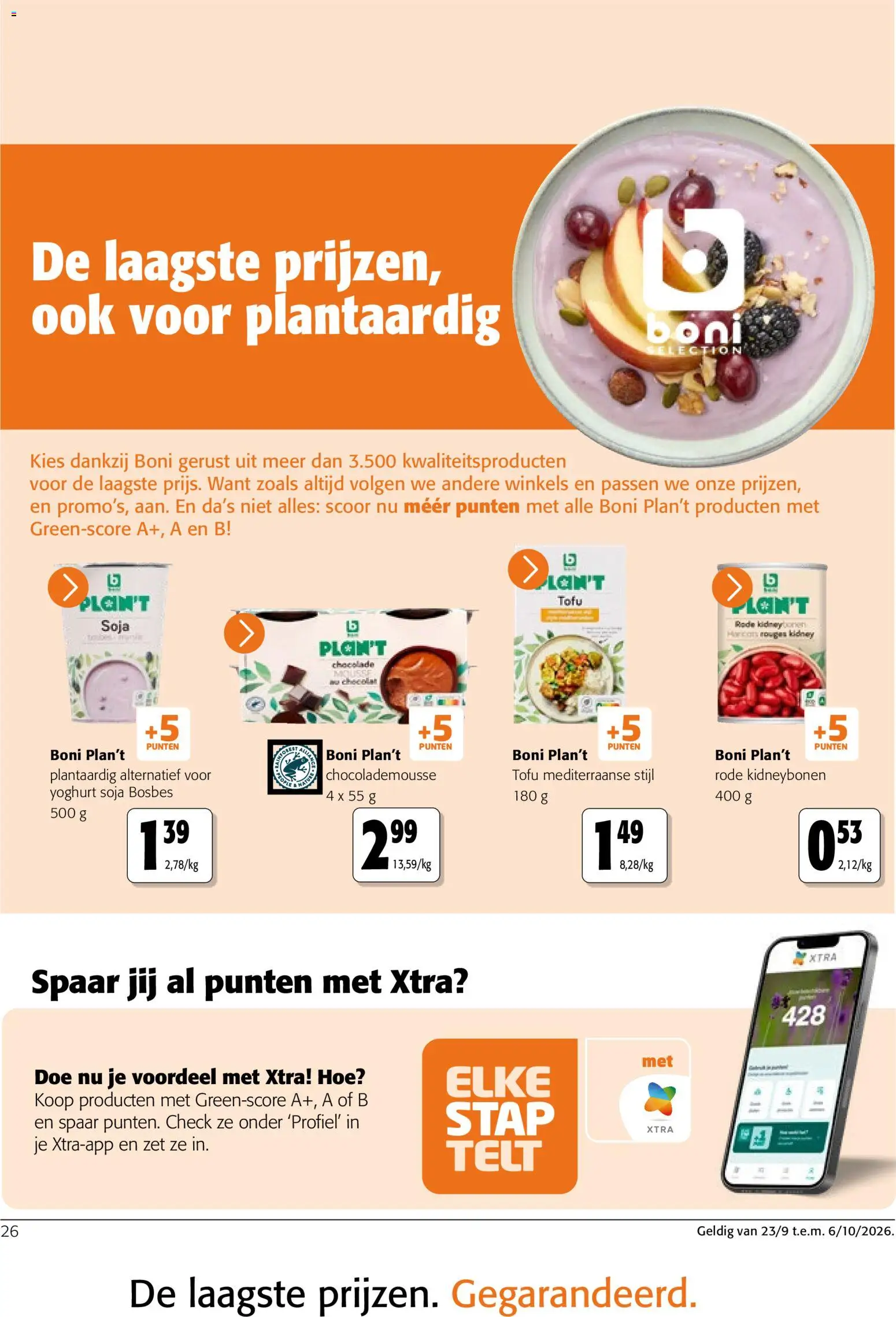 {H1} | Pagina: 26 | Producten: Chocolademousse, Yoghurt, Chocolade, Tofu