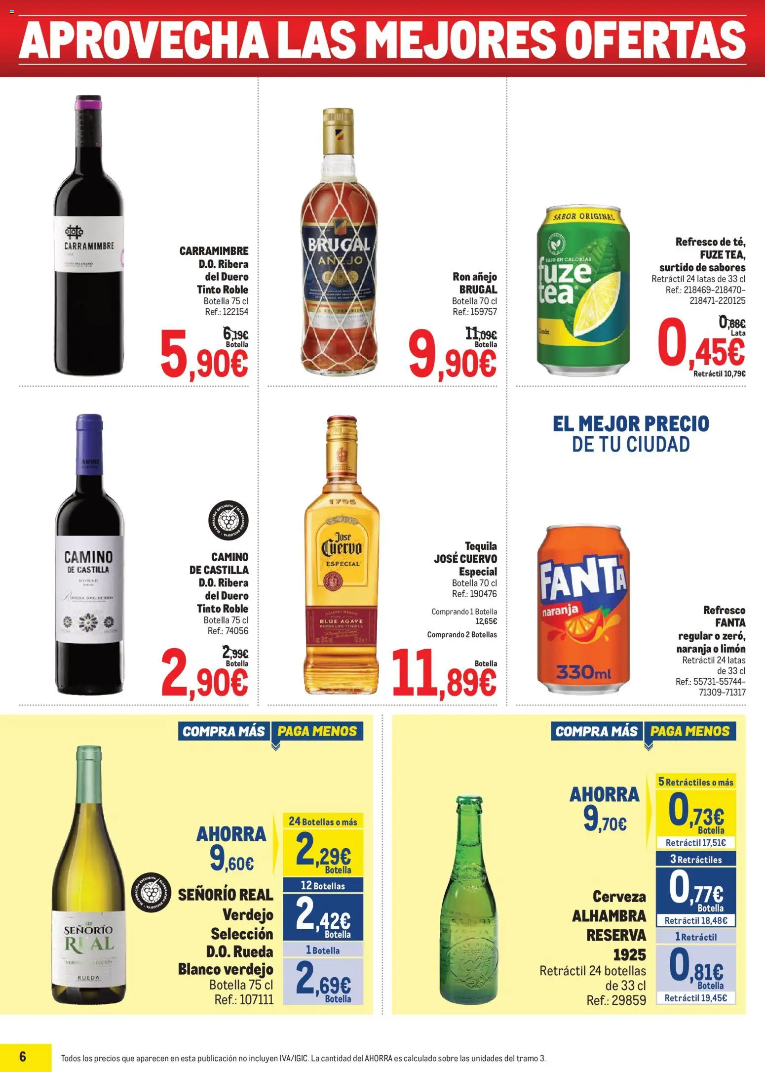 Makro Precios Levante II │ válido desde el 18.05.2026 | Página: 6 | Productos: Ron, Cerveza