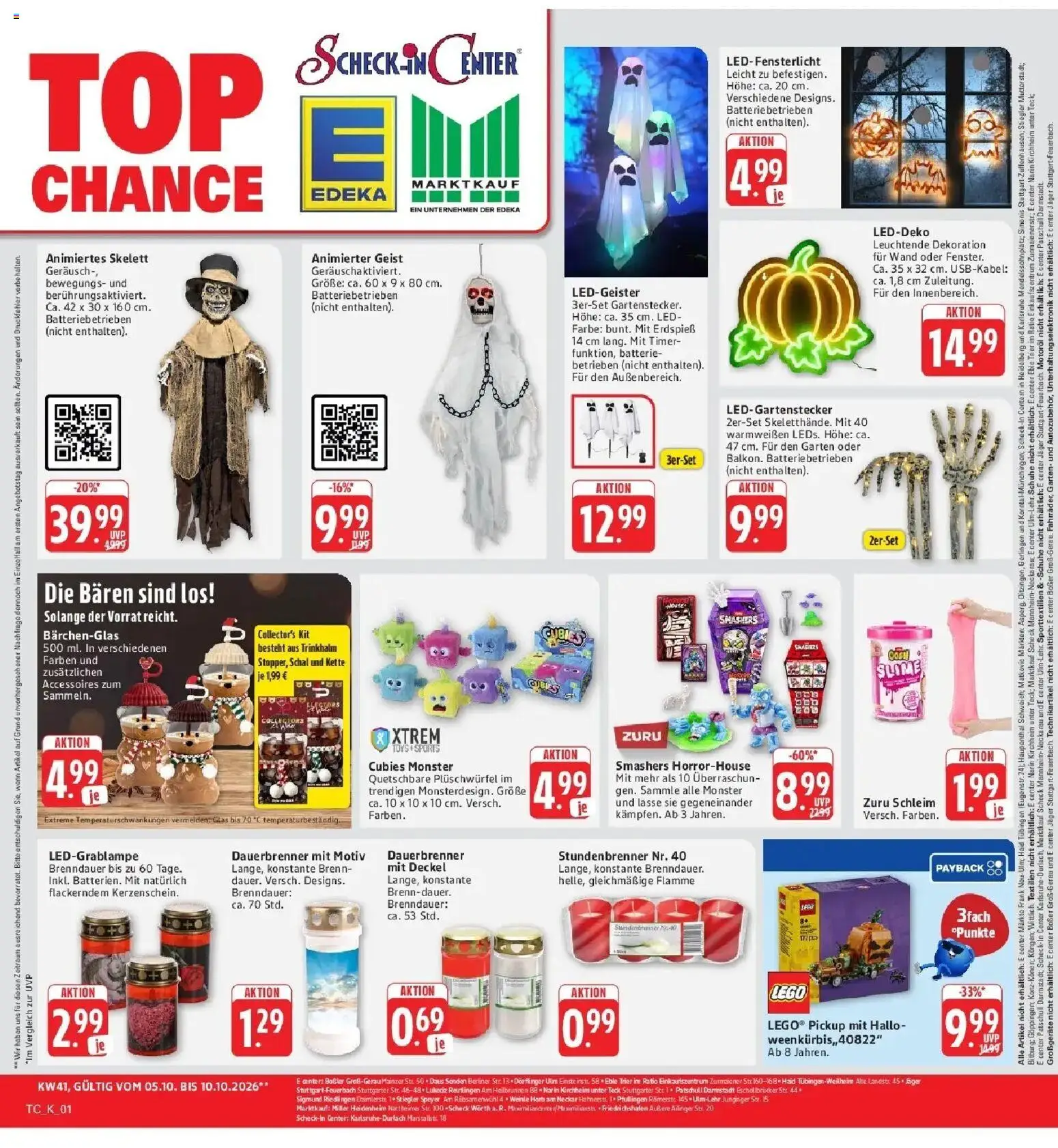 Edeka Prospekt Neu-Ulm (ab 05.10.2026) » Angebote Online | Seite: 60 | Produkte: Berliner, Batterie, Monster, Schal