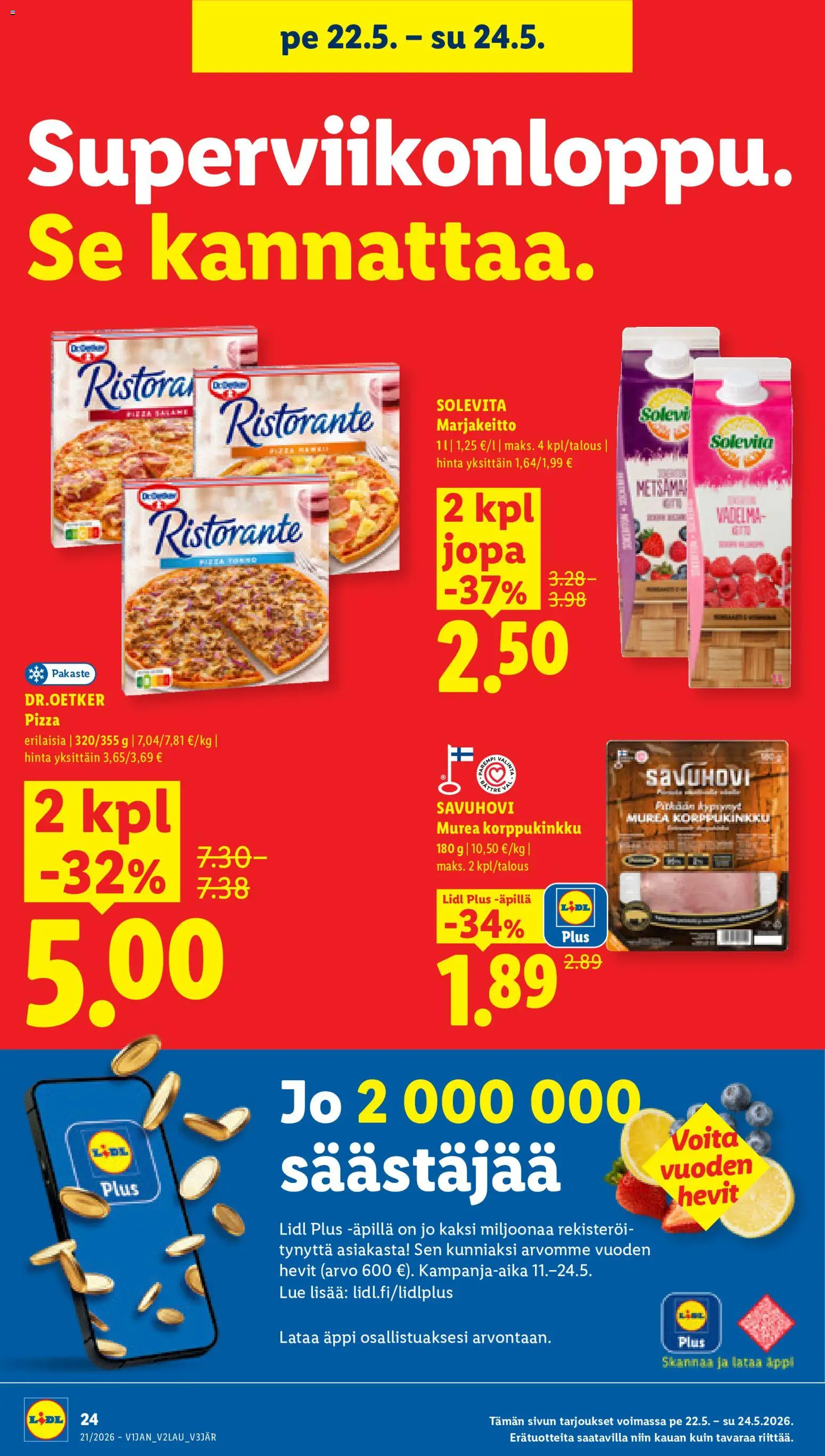 Lidl tarjoukset - Rovaniemi – voimassa 21.05.2026 alkaen | Sivu: 32