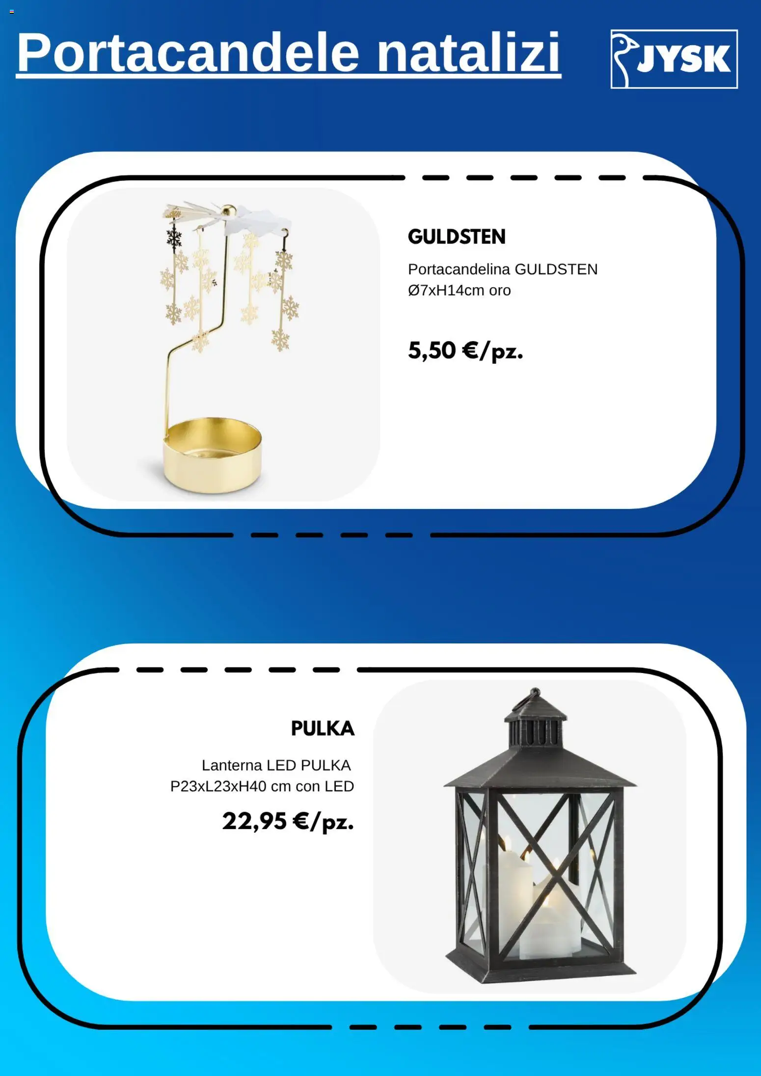 Volantino JYSK del 10/10/2026 | Pagina: 4 | Prodotti: Portacandele, Lanterna