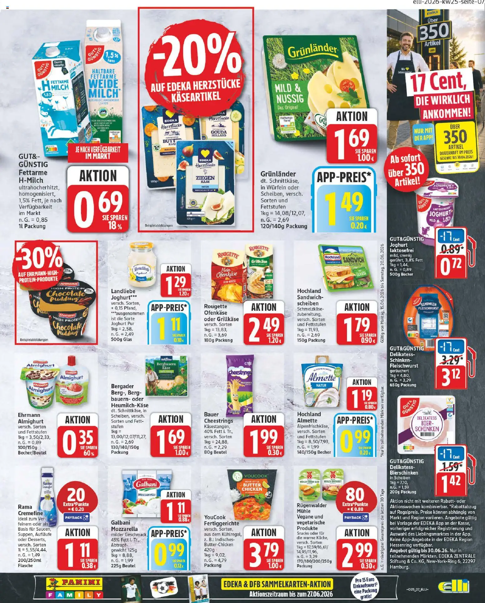 Elli Markt Prospekt Delbrück – gültig ab 15.06.2026 | Seite: 11 | Produkte: Mühle, Käse, Joghurt, Schinken