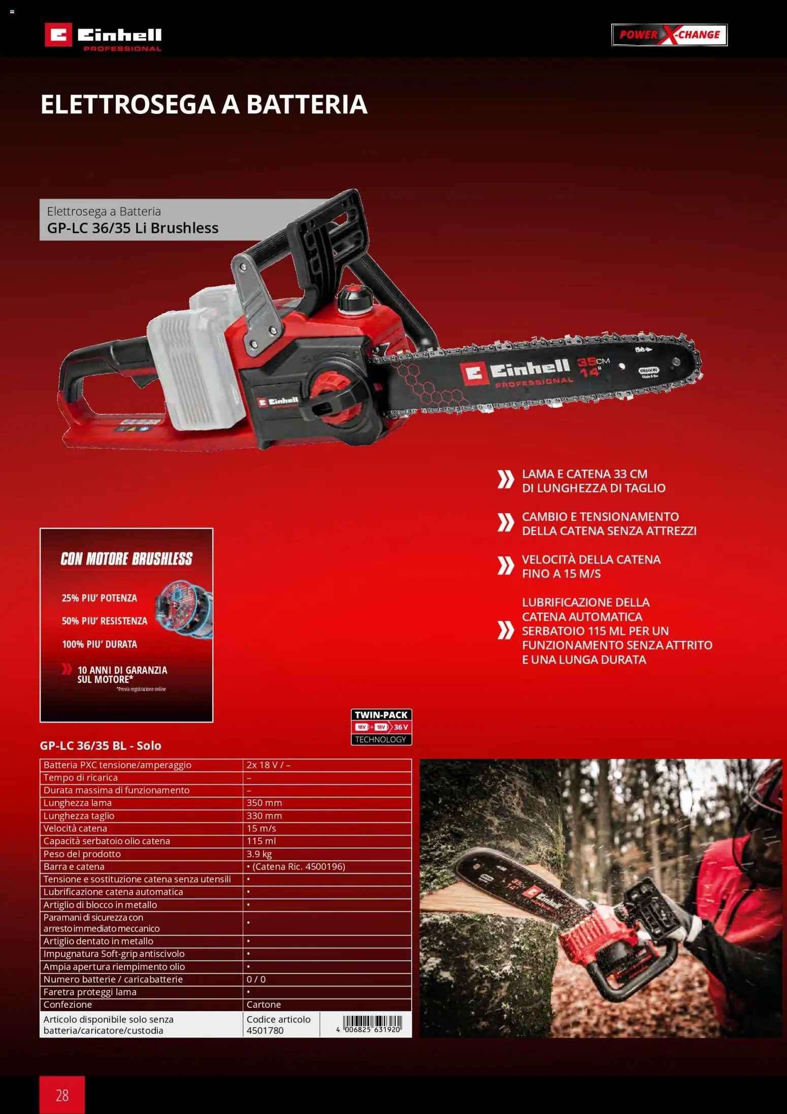 Volantino Einhell del 02/03/2026 | Pagina: 30 | Prodotti: Olio, Batteria, Batterie, Caricabatterie