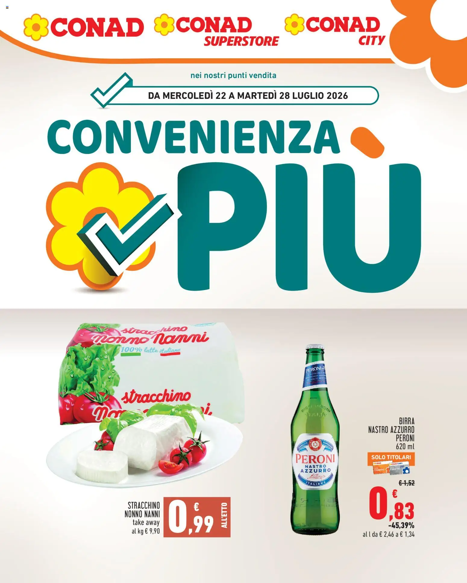 Volantino Conad dal 22/07/2026 ⏳ catalogue cover