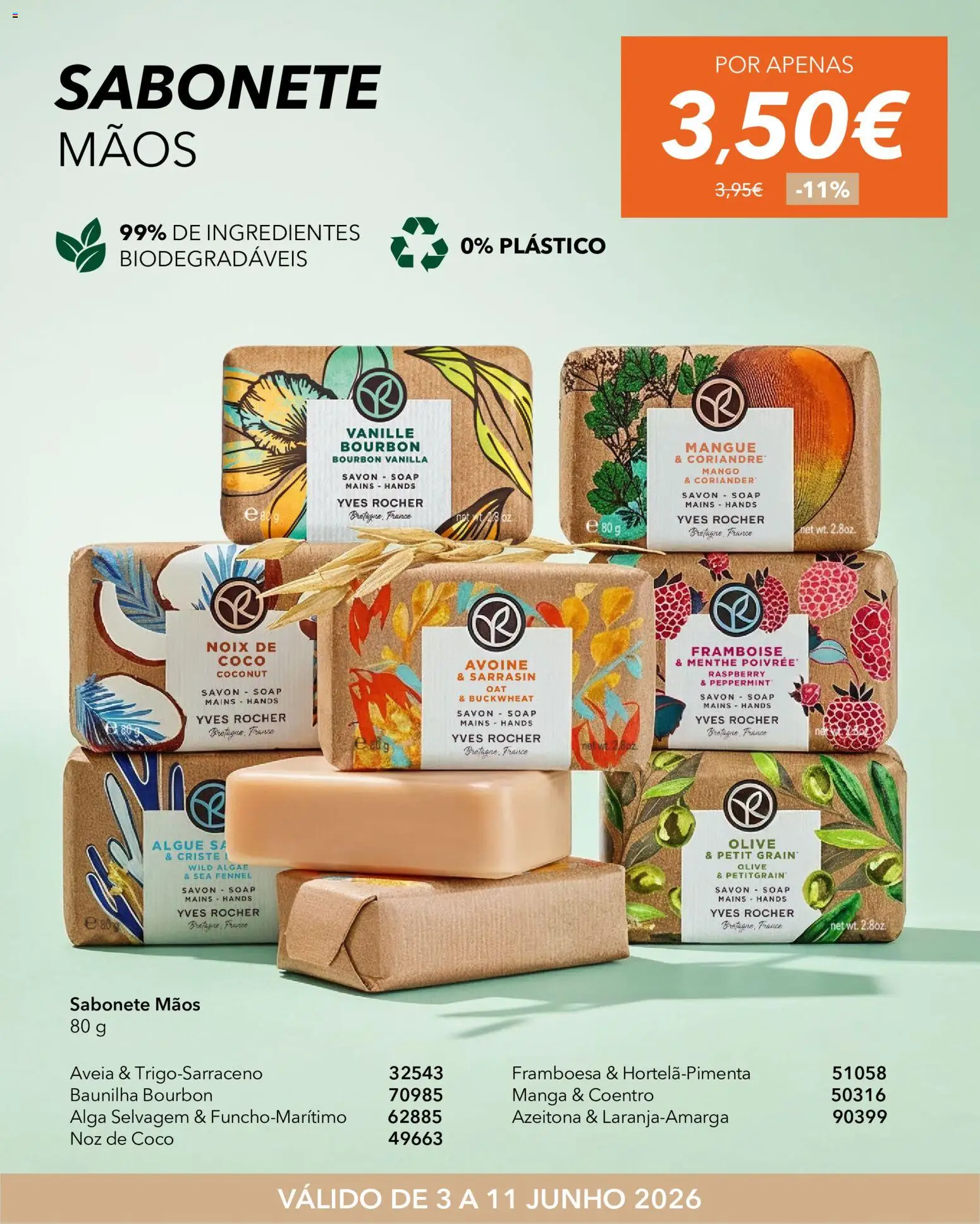 Yves Rocher The green issue │ válido de 03.06.2026 | Página: 4 | Produtos: Aveia, Sabonete