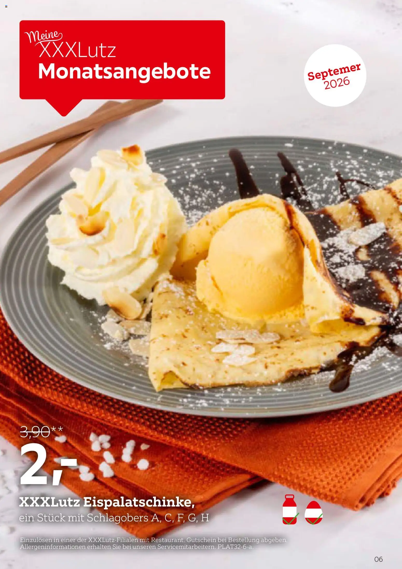 XXXLutz Restaurant gültig ab 01.08.2026 | Seite: 6