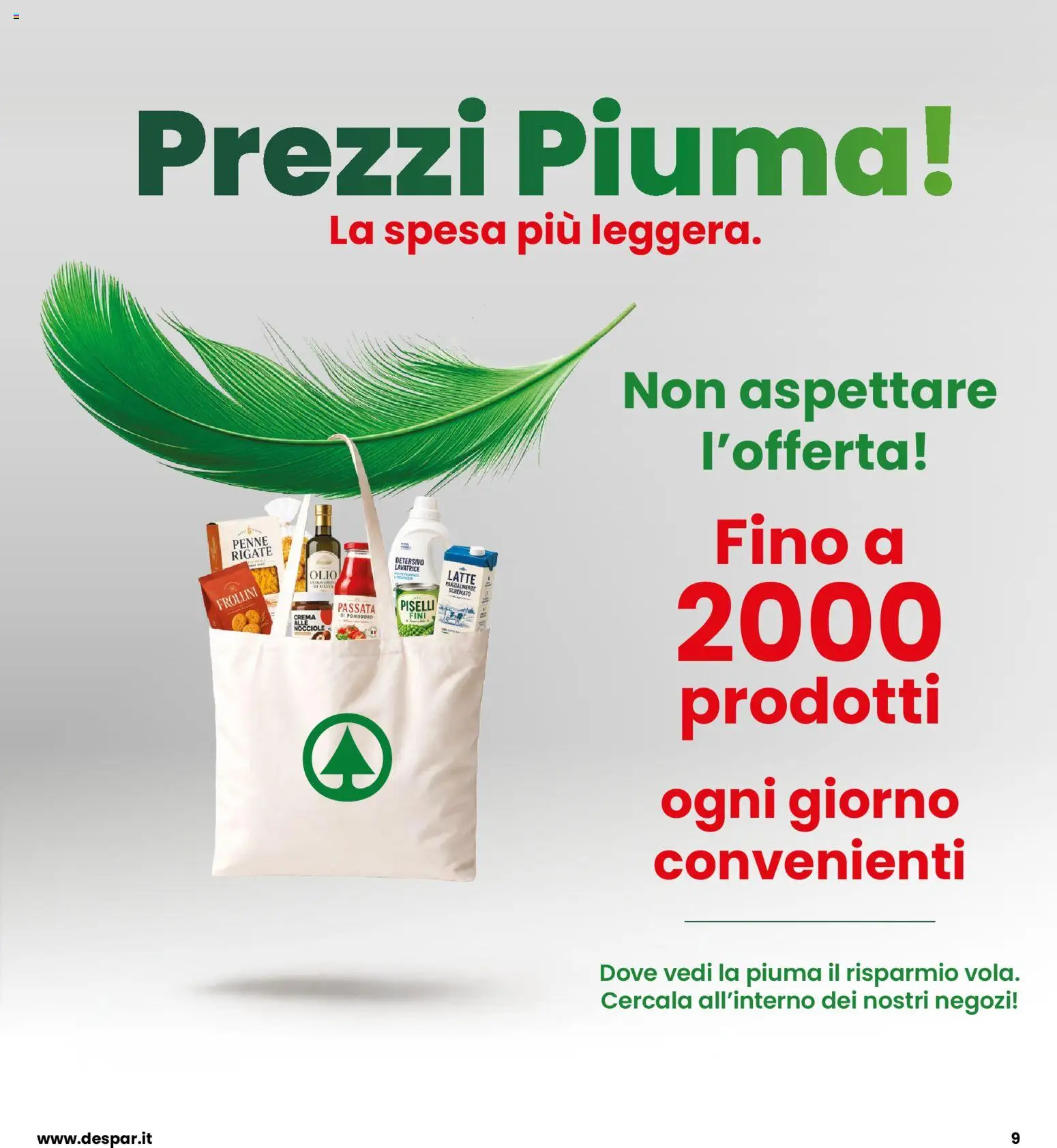 Volantino Eurospar del 22/10/2026 | Pagina: 9 | Prodotti: Lavatrice, Piselli, Frollini, Penne