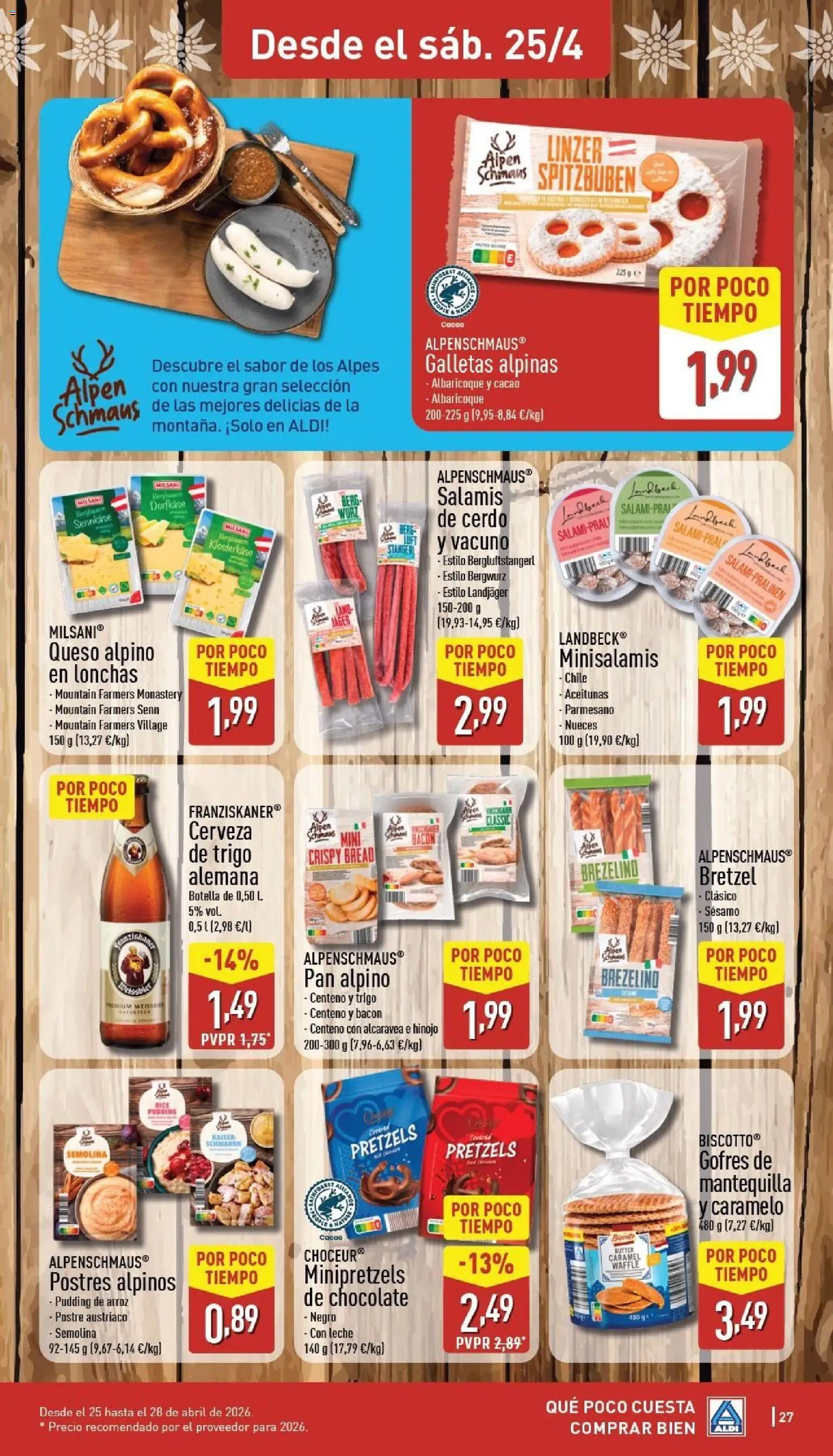 Aldi folleto Península │ válido desde el 20.04.2026 | Página: 27