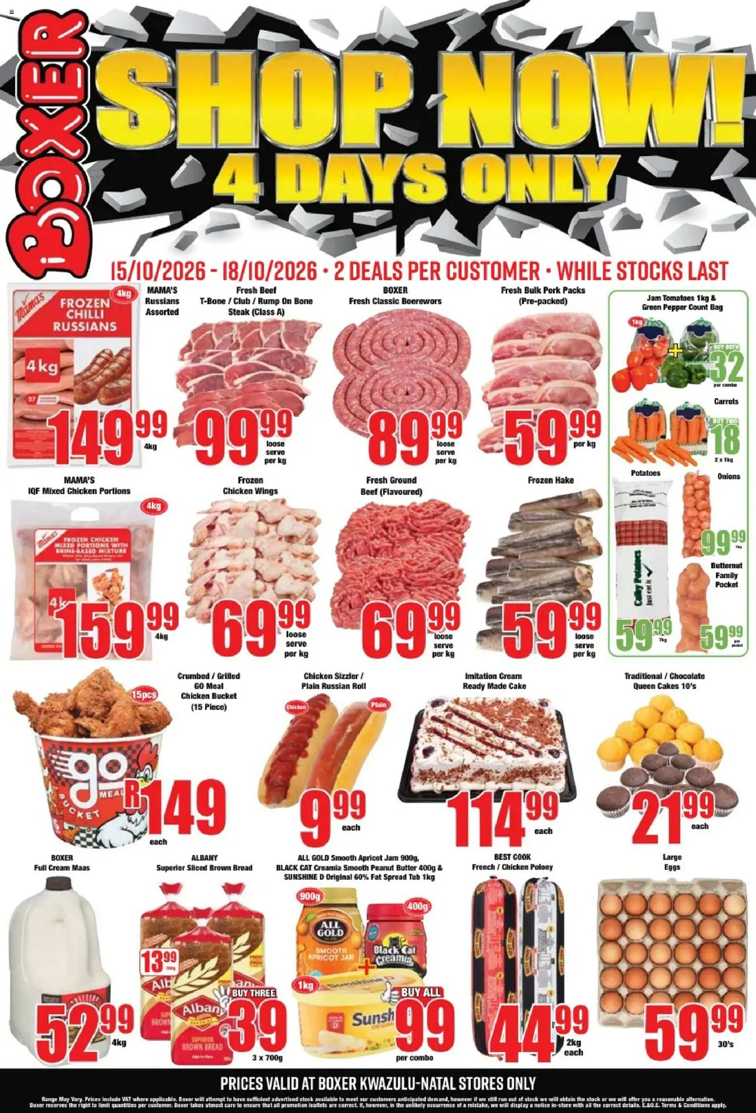 New Boxer catalogue – valid from 15/10/2026 | Page: 1 | Products: Cake, Jam, Cream, Chilli