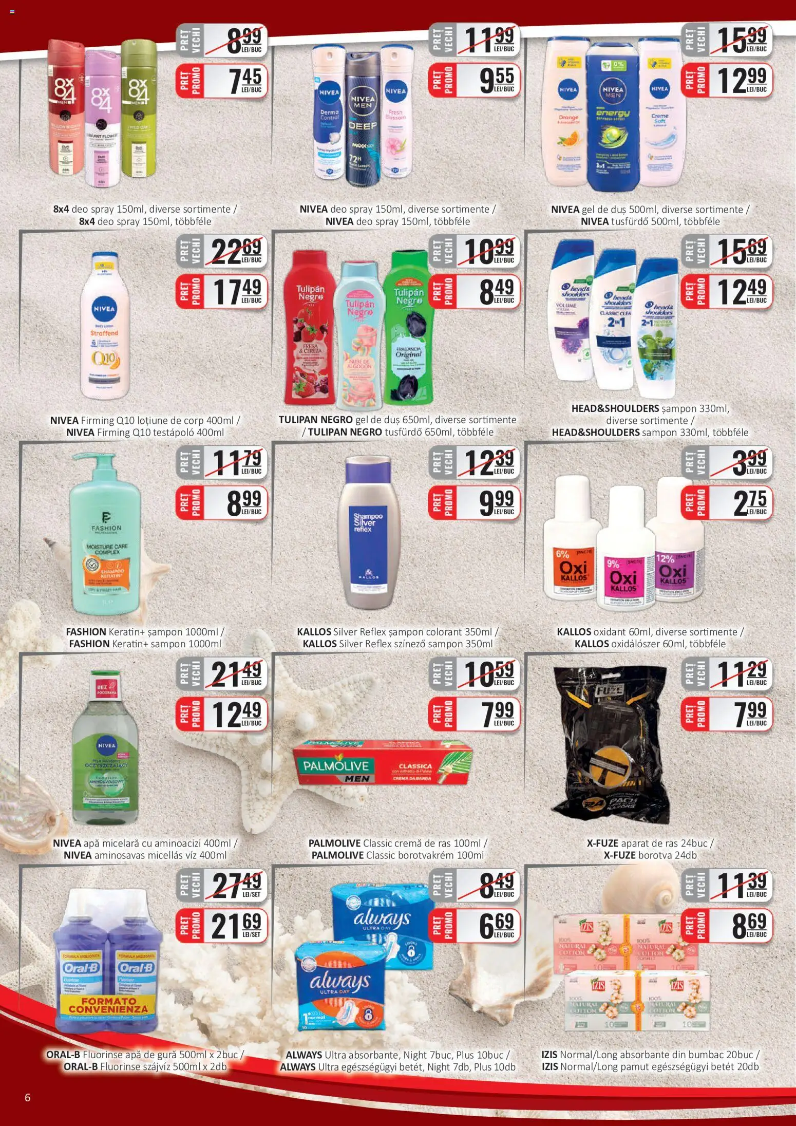 Noul catalog CBA – valabil de la 16.07.2026 | Pagină: 6 | Produse: Aparat De Ras, Șampon, Cremă, Gel de duș