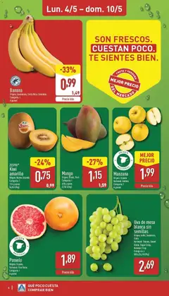 Vista previa Pomelo, Origen: España. Variedad: Star Ruby. Categoría: I. A granel válido desde el 04.05.2026 | Página: 4