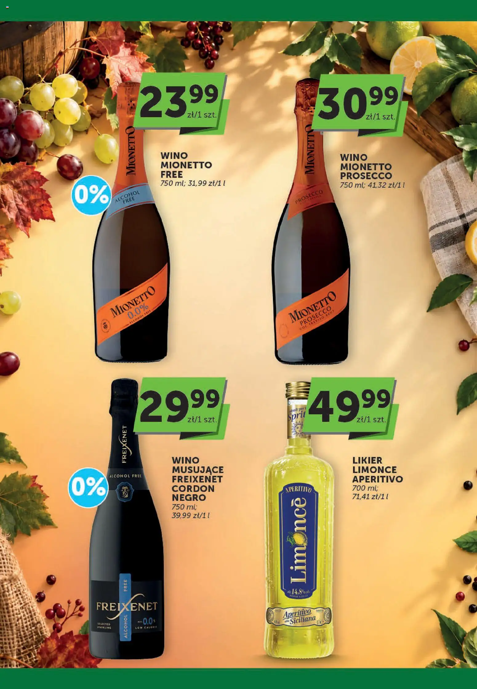 Euro Sklep gazetka - Katalog alkoholowy od 01.10.2026 | Strona: 3 | Produkty: Mionetto prosecco, Wino, Prosecco