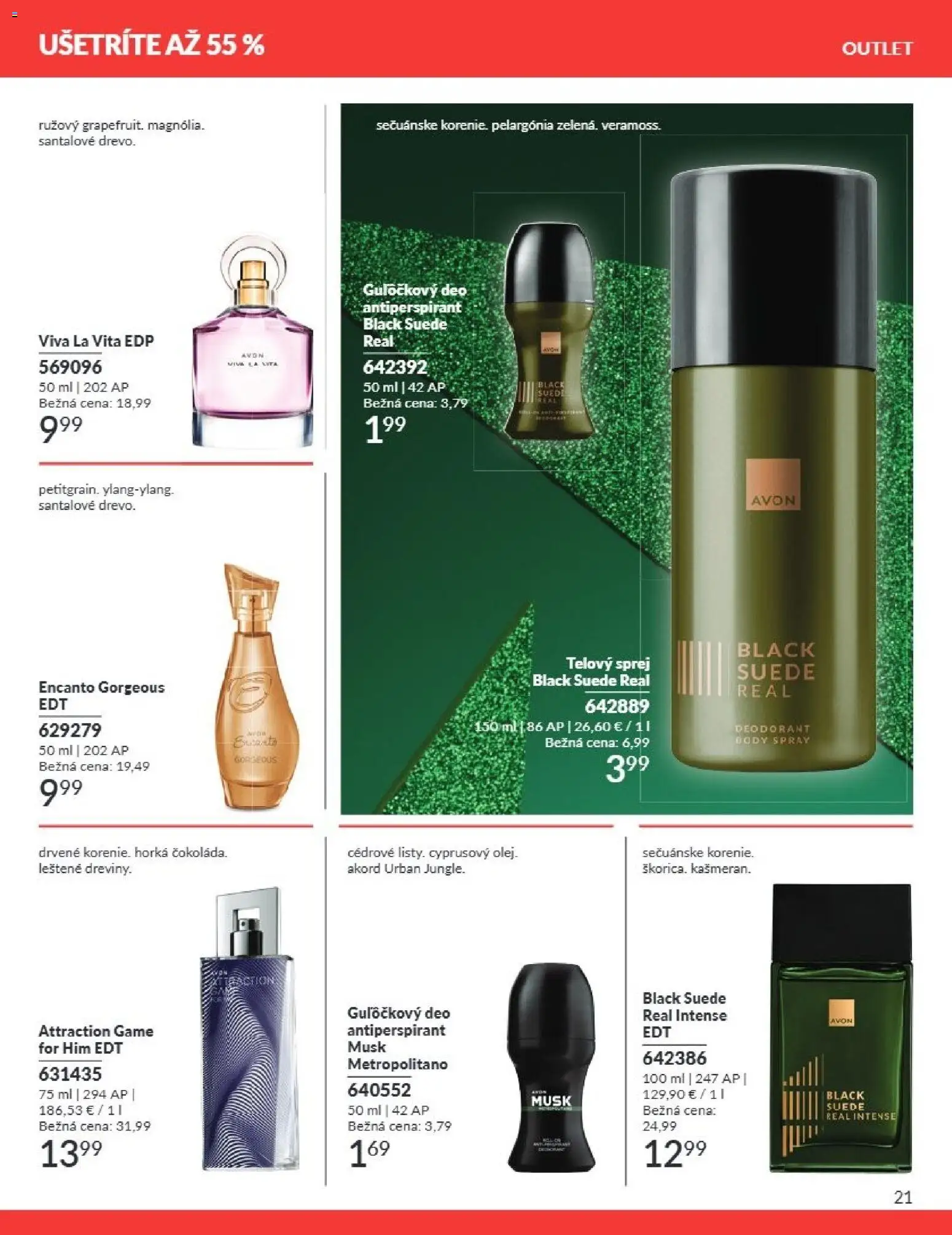 Nové Avon akcie – leták je platný od 01.08.2026 | Strana: 21 | Produkty: Antiperspirant