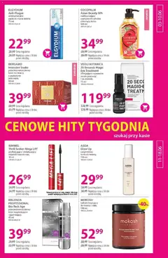 Pogląd oferty "COCOPALM Asian Beauty SPA nabłyszczający szampon do włosów chroniący kolor, 600 ml, Nabłyszczający szampon do włosów chroniący kolor in a clear bottle with a pump, featuring a floral design." - ważna od 03.06.2026 | Strona: 11