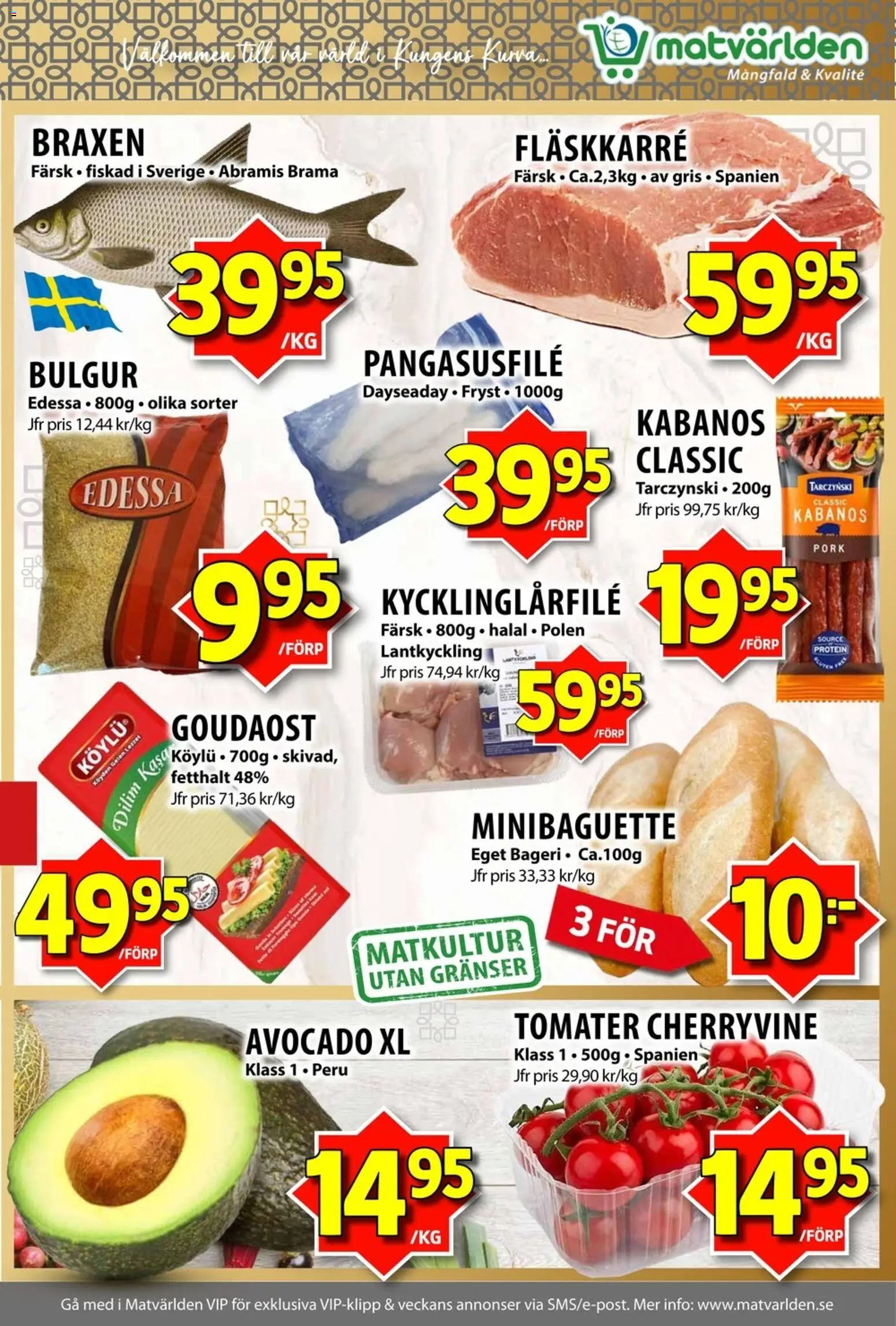 Matvärlden reklamblad aktuell från 08.06.2026 | Sida: 2 | Produkter: Avocado, Bageri, Tomater