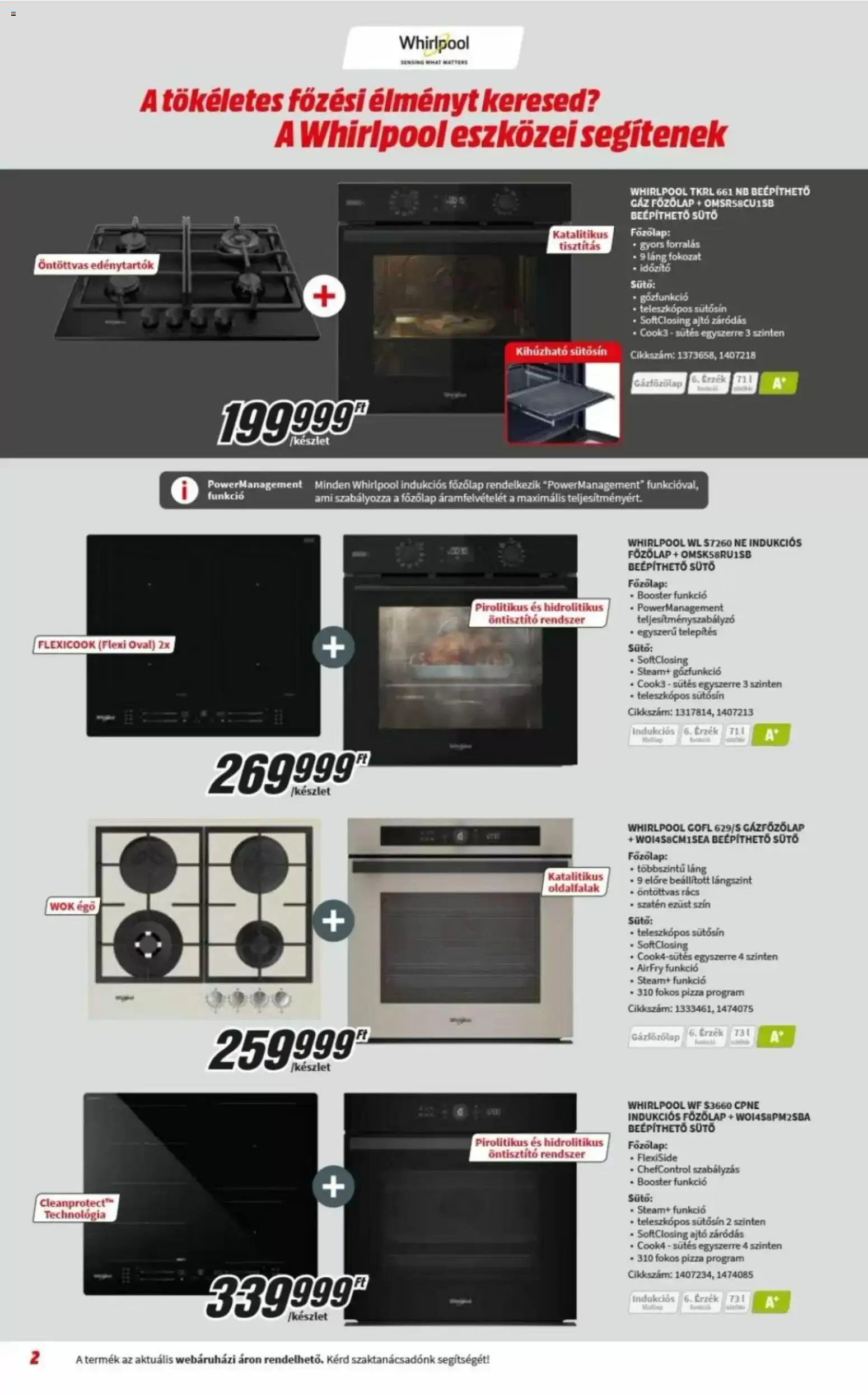 Media Markt akciós ujság - amely érvényes a következő dátumtól: 2026.09.02. | Oldal: 2 | Termékek: Wok, Főzőlap, Ajtó, Pizza