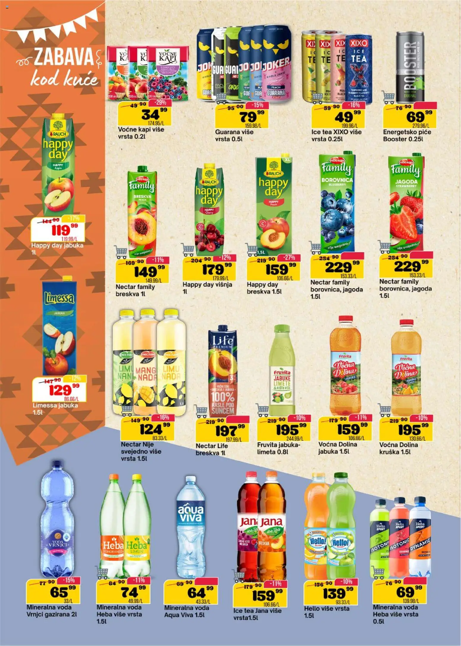 Senta Promet katalog - važi od 20.05.2026 | Strana: 14 | Proizvode: Borovnica, Sok, Limun, Breskva