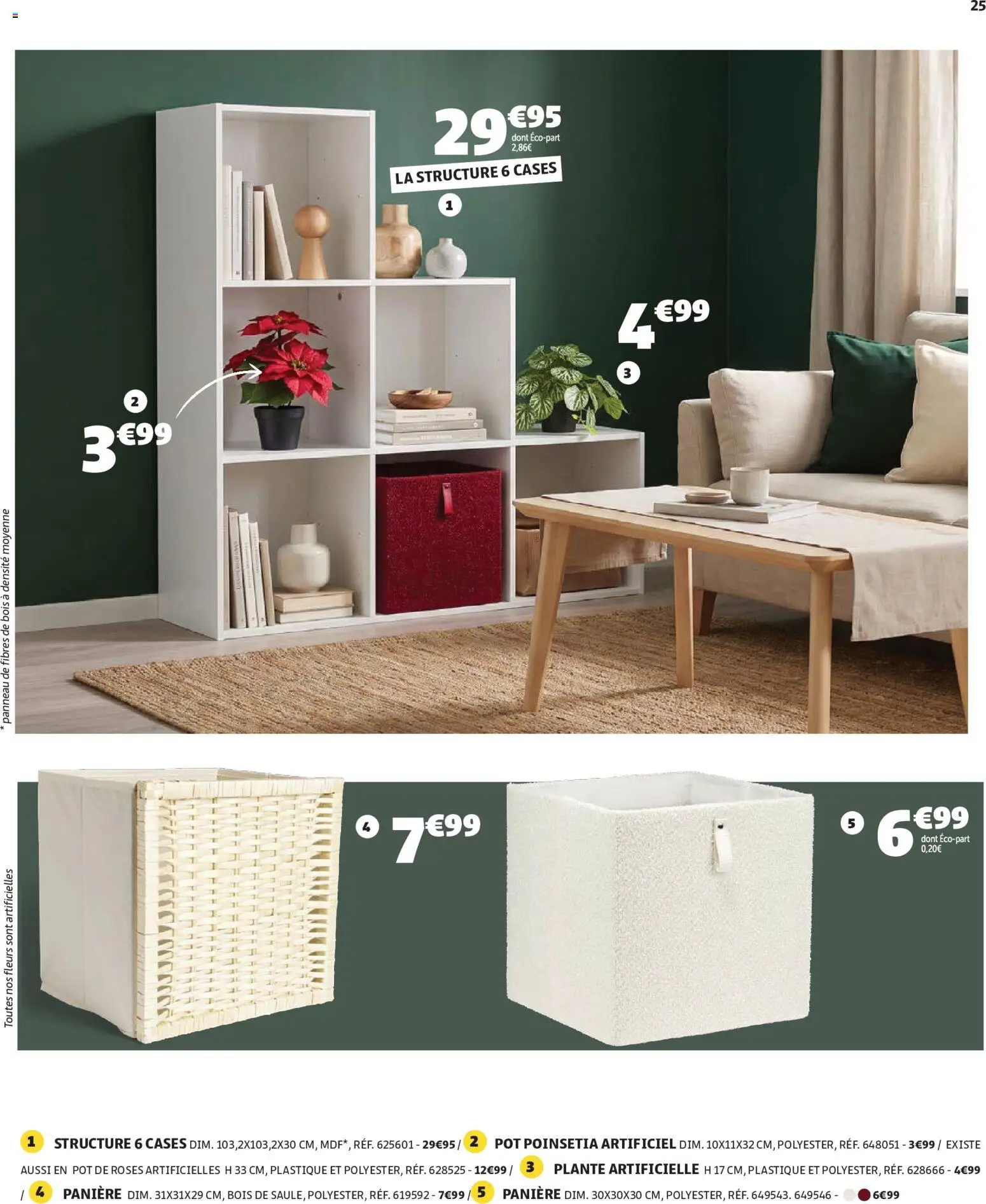 {H1} | Page: 25 | Produits: Fleurs, Plante artificielle
