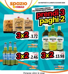 Anteprima del volantino Spazio Conad volantino Prendi 3, paghi 2 valido a partire dal 09.06.2026