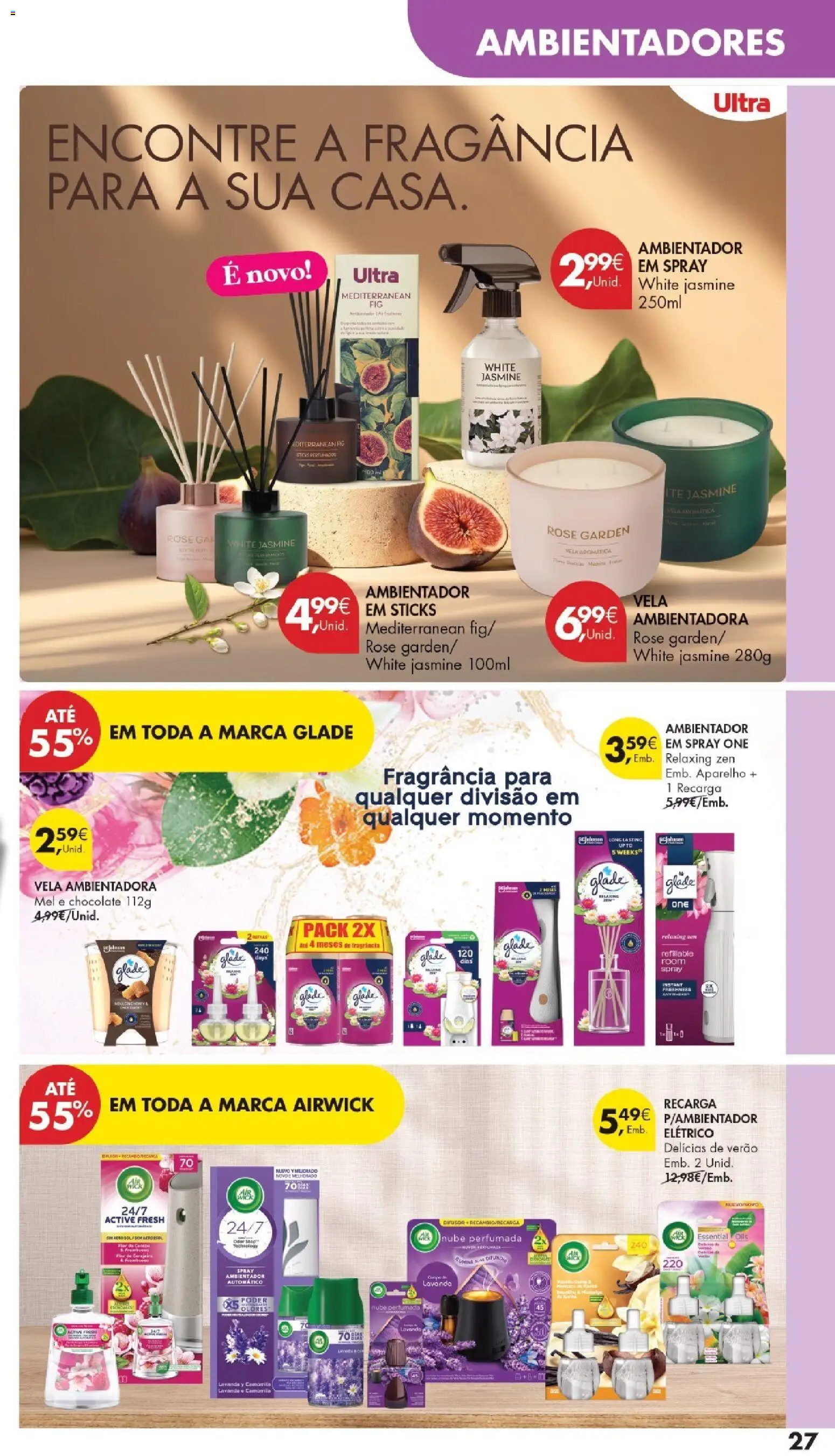 Pingo Doce Regresso às Aulas 2026 Hipers │ válido de 22/09/2026 | Página: 27 | Produtos: Fragrância, Ambientador, Mel, Difusor