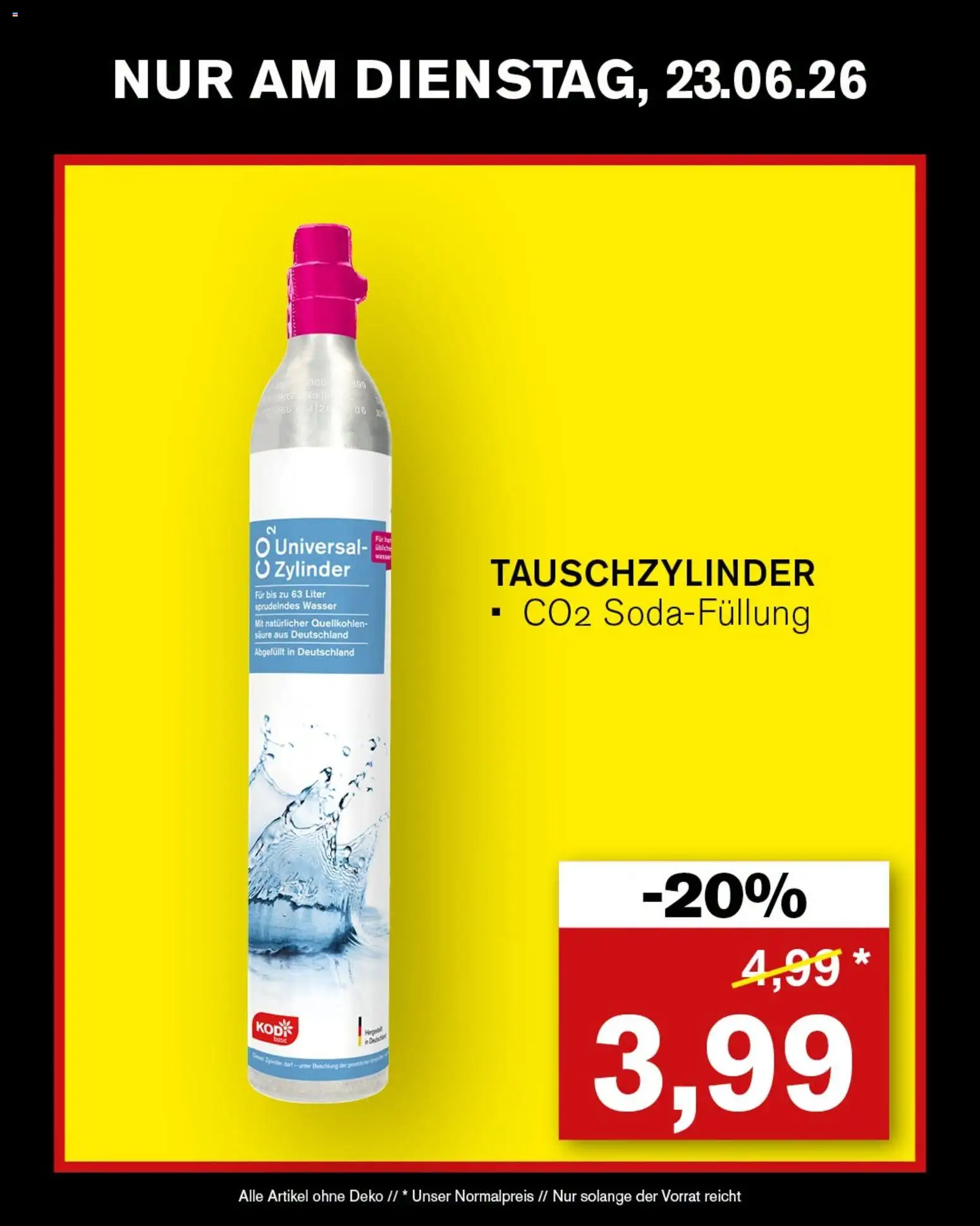 KODi Prospekt – gültig ab 23.06.2026 | Seite: 2 | Produkte: Wasser