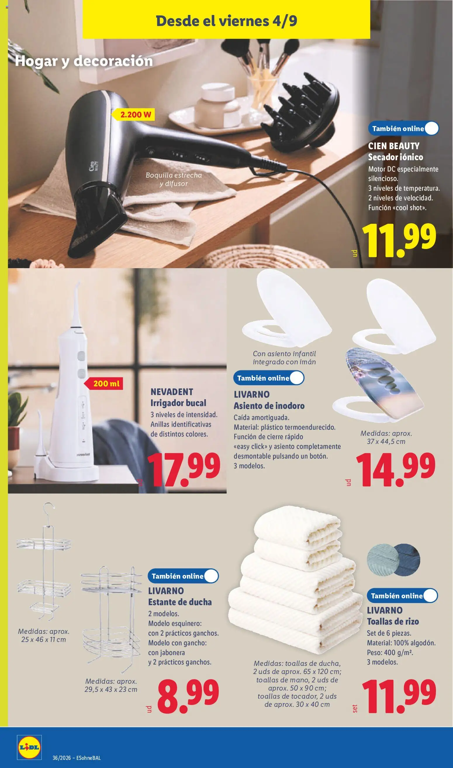 Lidl folleto de bazar │ válido desde el 31/08/2026 | Página: 20