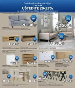 Jysk katalog - pregled Jysk kataloga - važi od 12.08.2026 | Strana: 4 | Proizvode: Komoda, Sto, Trosed, Dvosed