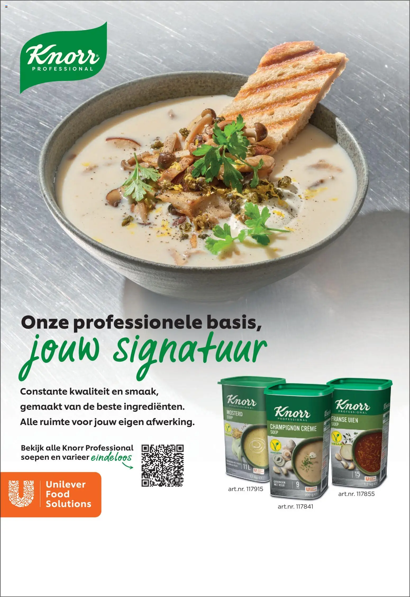 {H1} | Pagina: 17 | Producten: Mosterd, Crème, Champignon, Soepen