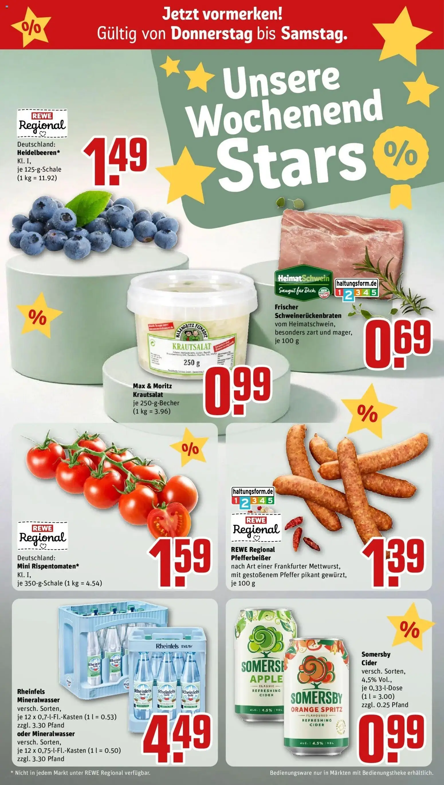 Rewe Prospekt Möhnesee / Körbecke – gültig ab 31.08.2026 | Seite: 31 | Produkte: Mineralwasser, Apple, Pfeffer