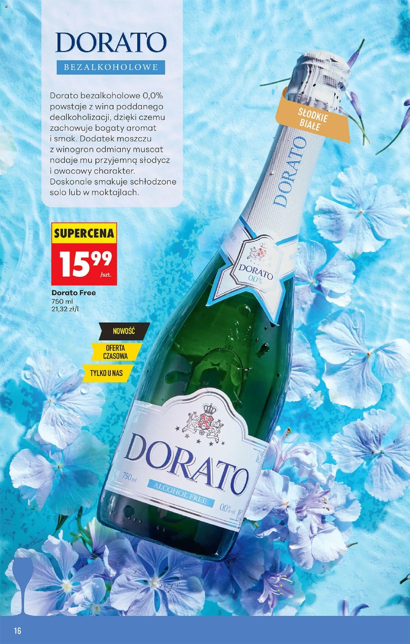 Biedronka gazetka - Czas na toast od 13.07.2026 | Strona: 16