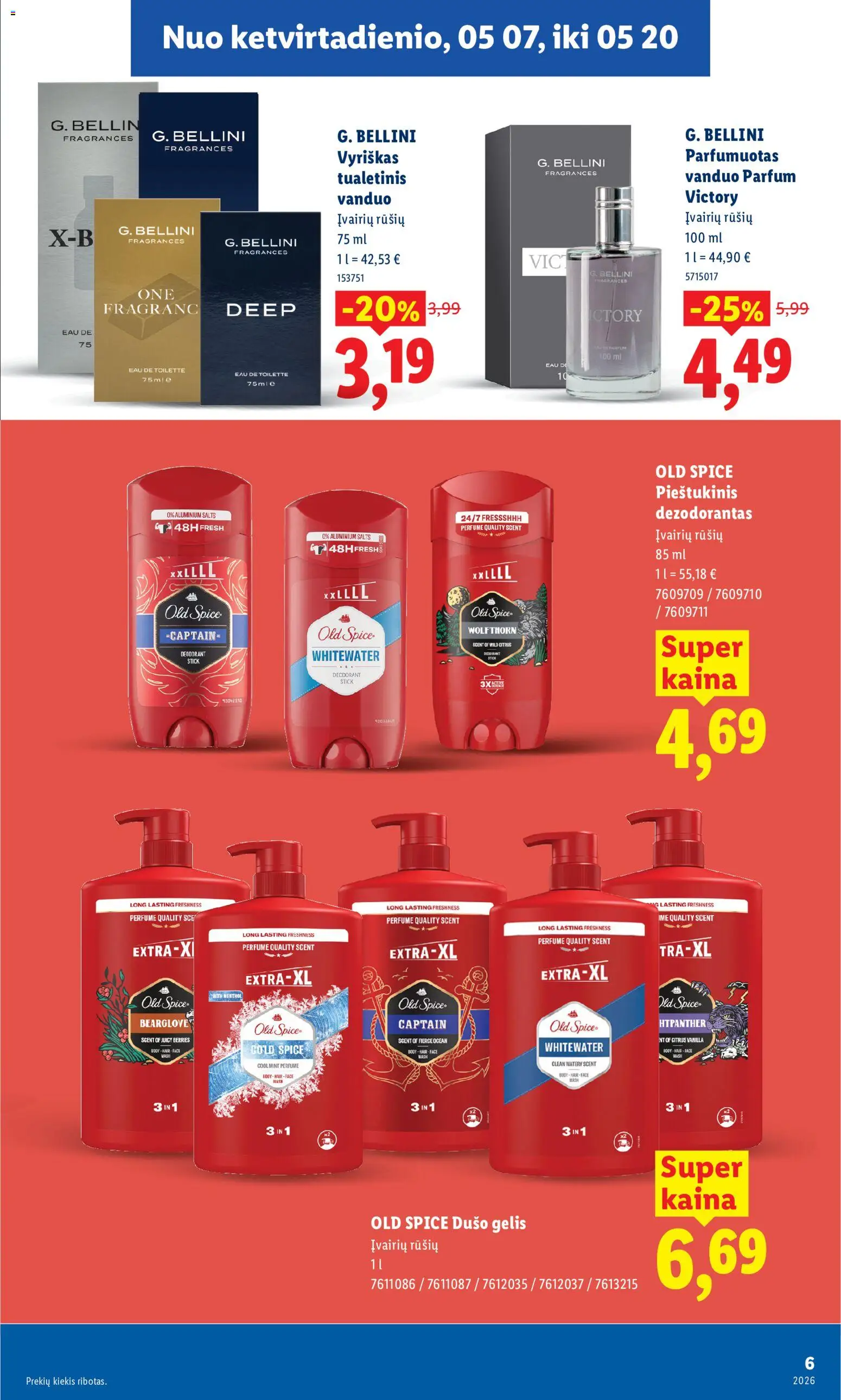 LIDL akcijos nuo 04.05.2026 | Puslapis: 37 | Prekių: Dezodorantas