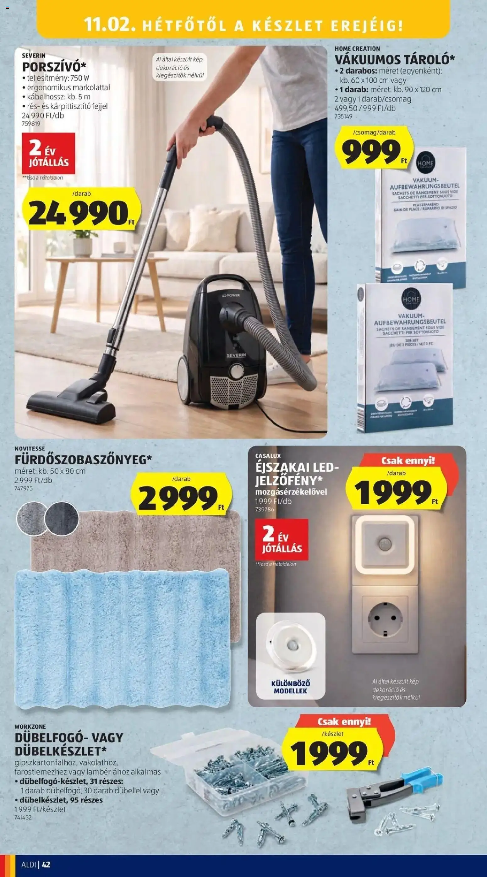 Aldi aktuális akciós újság - 2026.10.24. -tól/töl > akció, lapozható szórólap 🛍️ | Oldal: 42