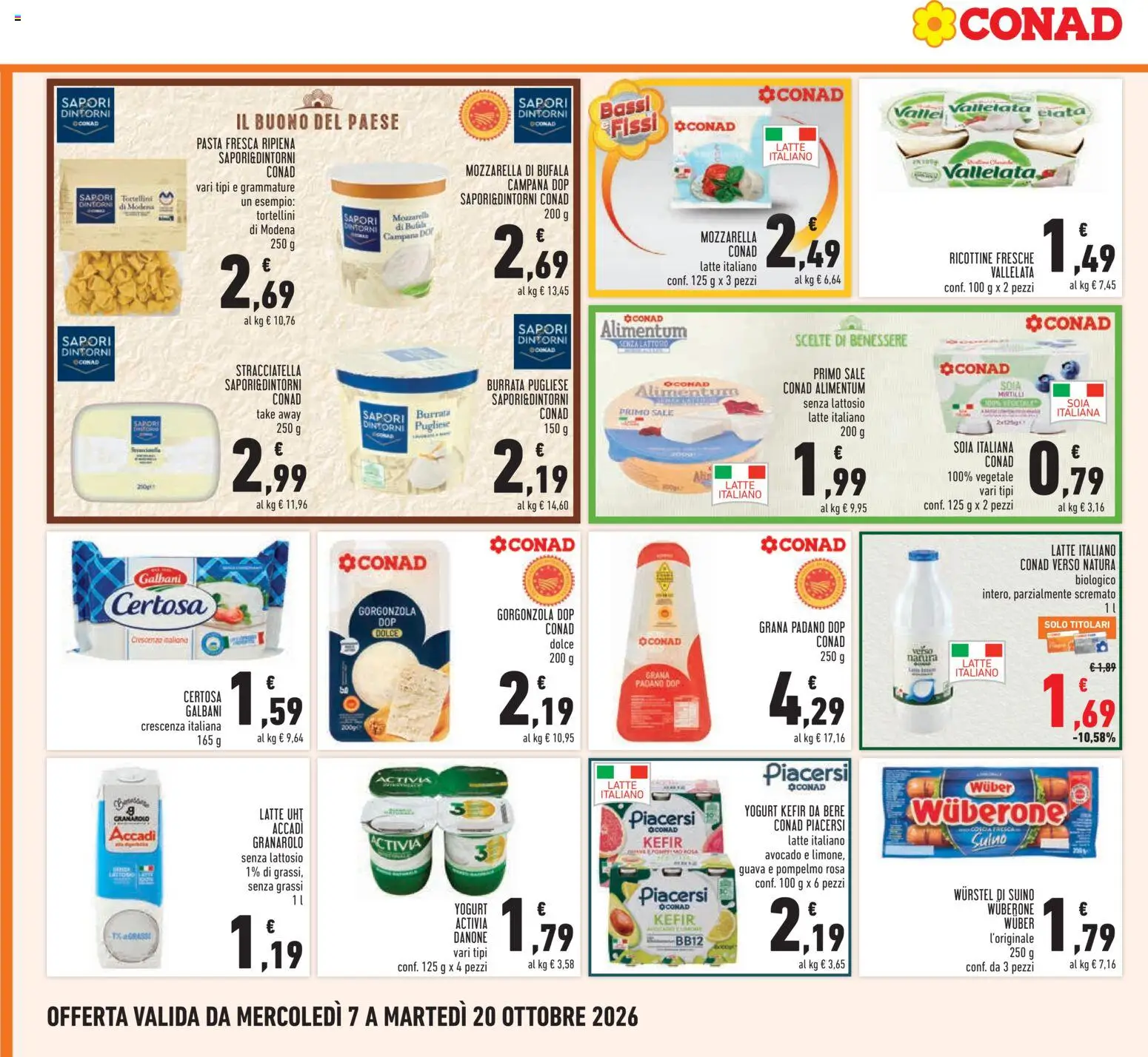 Volantino Conad del 07/10/2026 | Pagina: 10