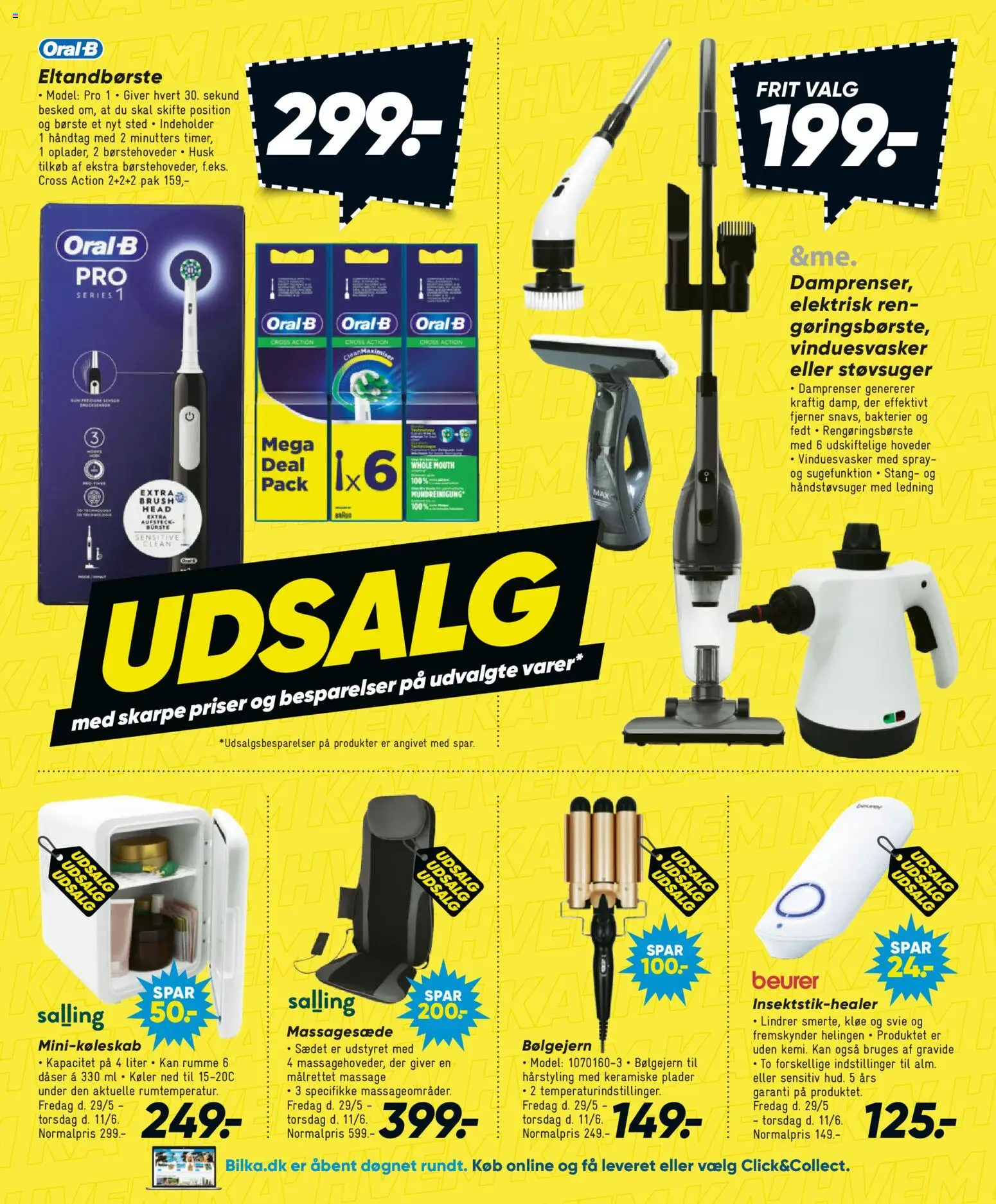 Bilka tilbudsavis – gyldig fra 29.05.2026 | Side: 21 | Produkter: Børste, Eltandbørste, Støvsuger