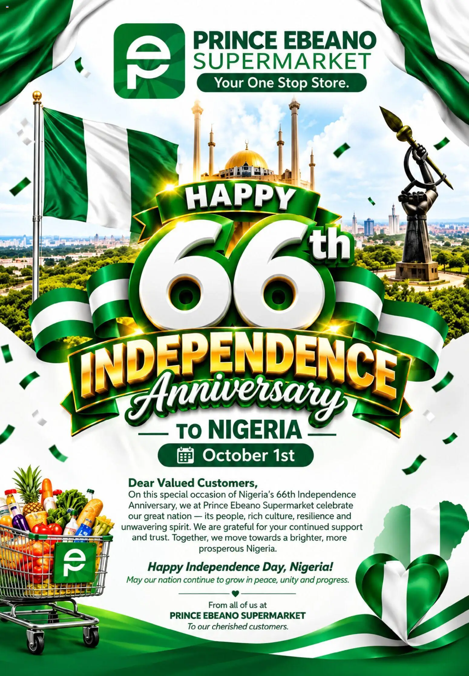 Prince Ebeano Supermarket Catalogue valid from 01/10/2026 | Page: 1