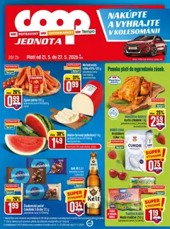 COOP Jednota leták platný od 21.05.2026