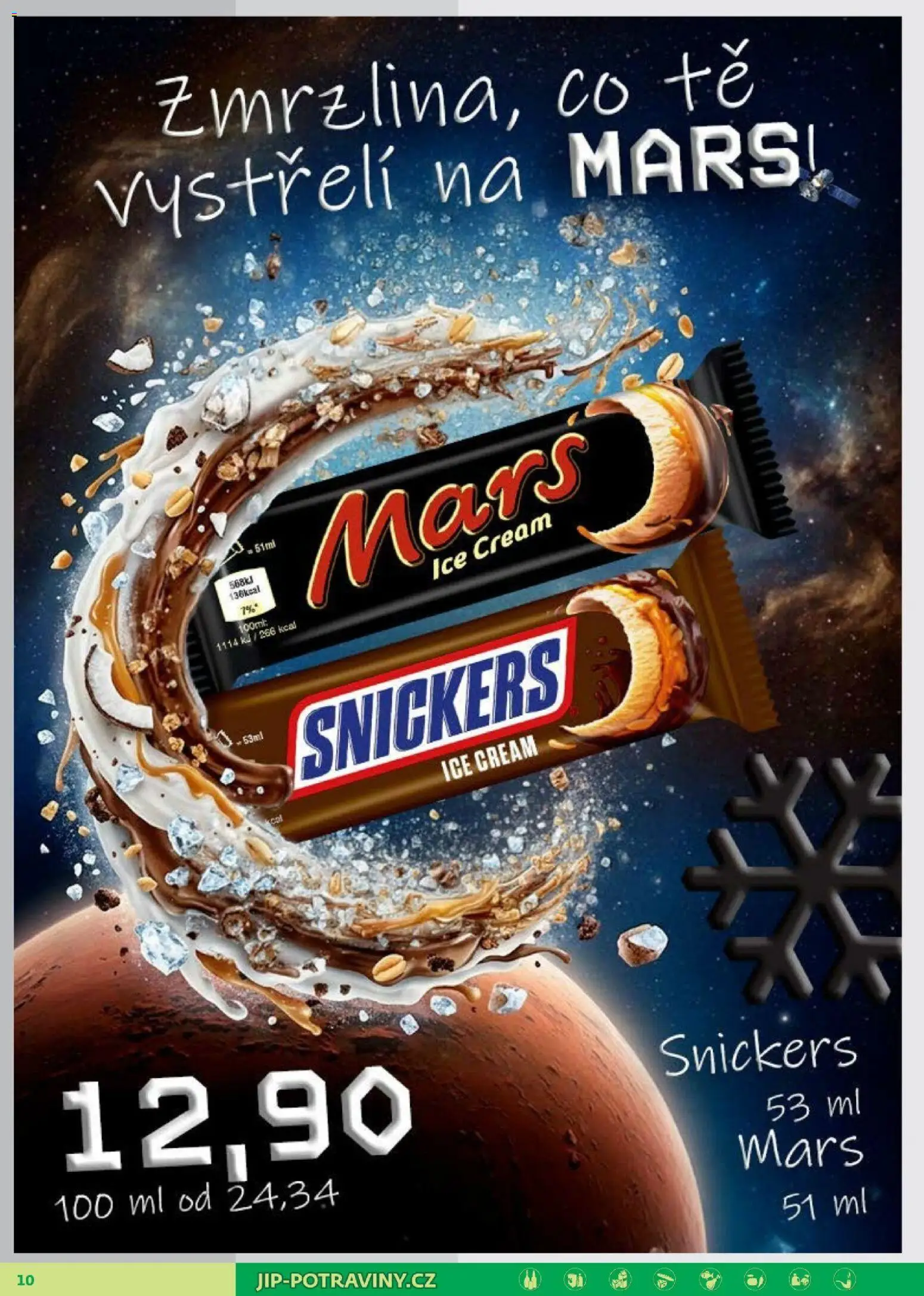 Jip leták od 12.08.2026 | Strana: 10 | Produkty: Snickers