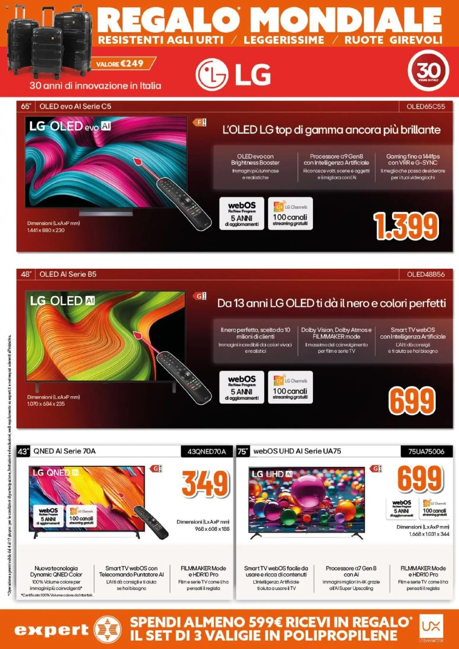 Volantino Expert del 04.06.2026 | Pagina: 8 | Prodotti: Telecomando, smart TV, Top, TV