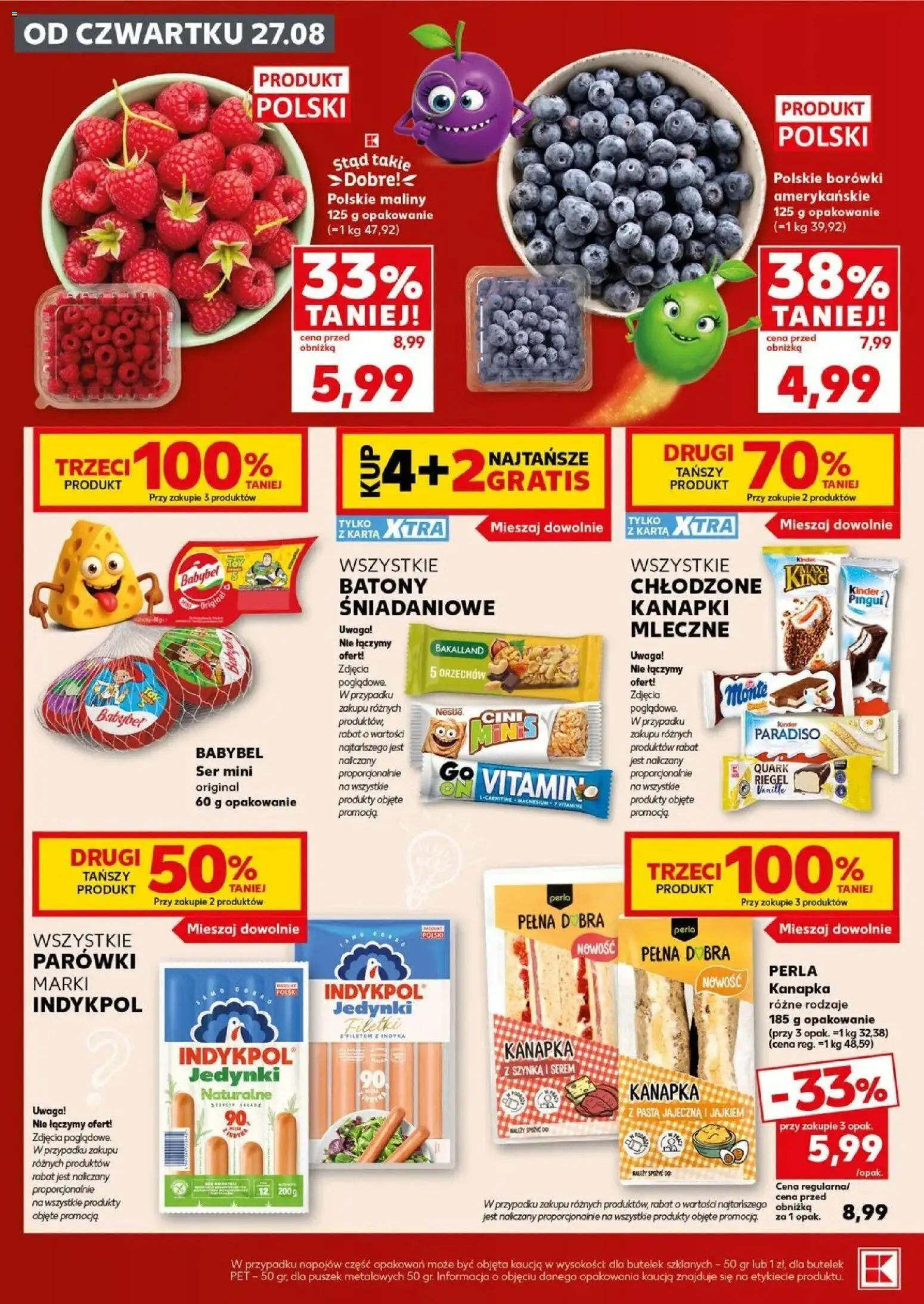 Kaufland gazetka - Super Weekend od 29.08.2026 - od jutra PDF | Strona: 12 | Produkty: Karta, Parówki, Szynka, Ser