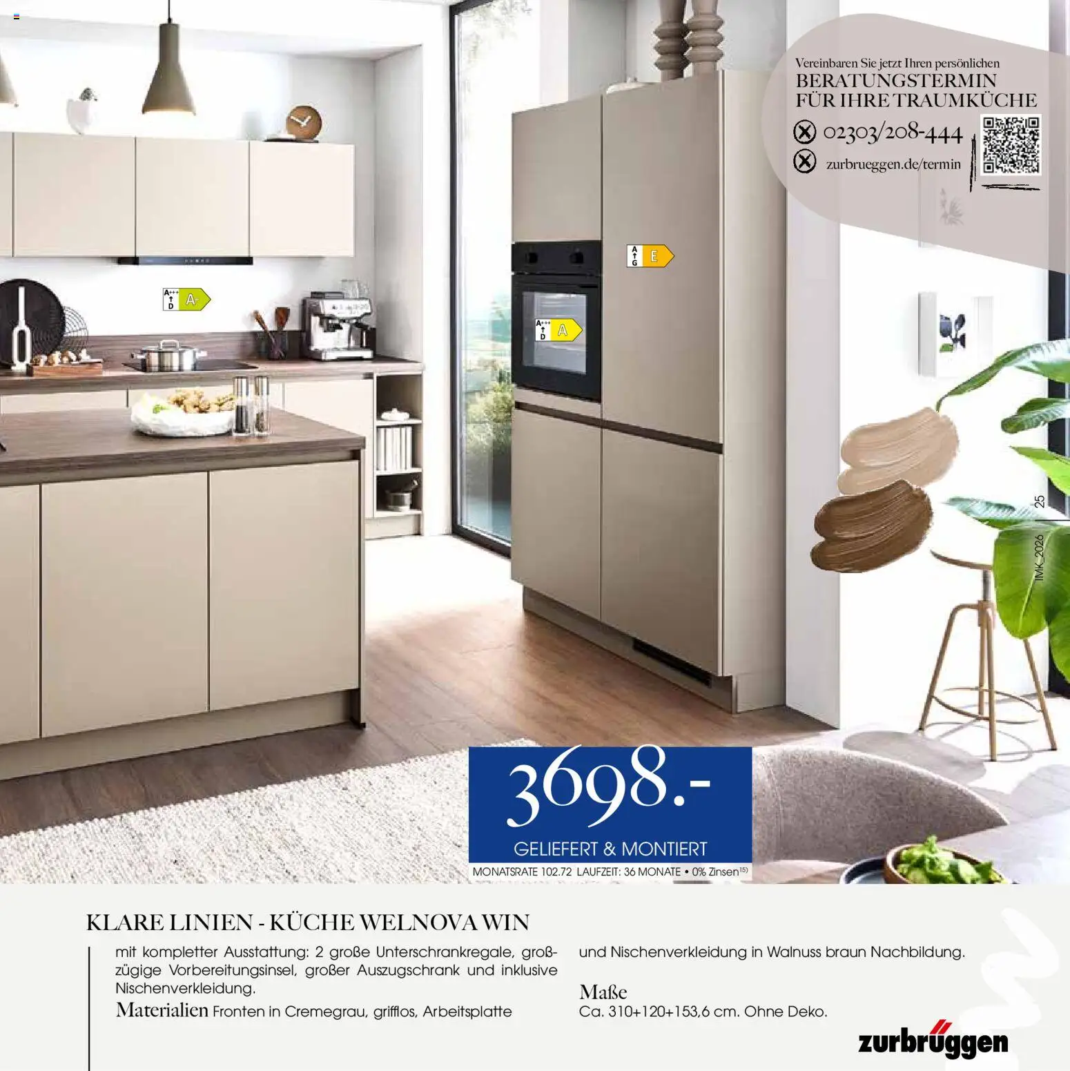 Zurbrüggen Mitnahme Küchen – gültig ab 24.07.2026 | Seite: 25 | Produkte: Küche