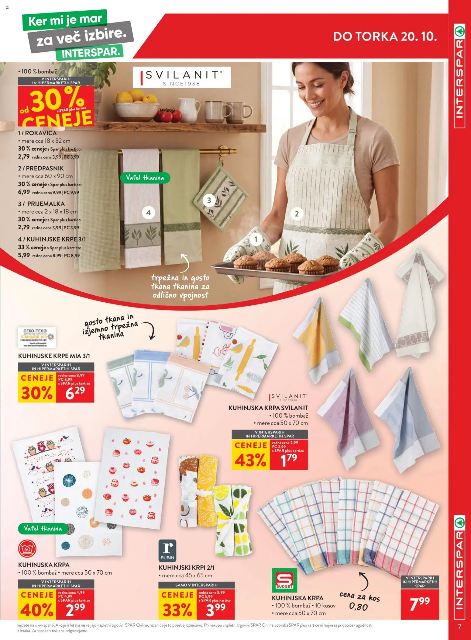 Novi Spar katalog ponudbe – veljaven od 07.10.2026 | Stran: 7