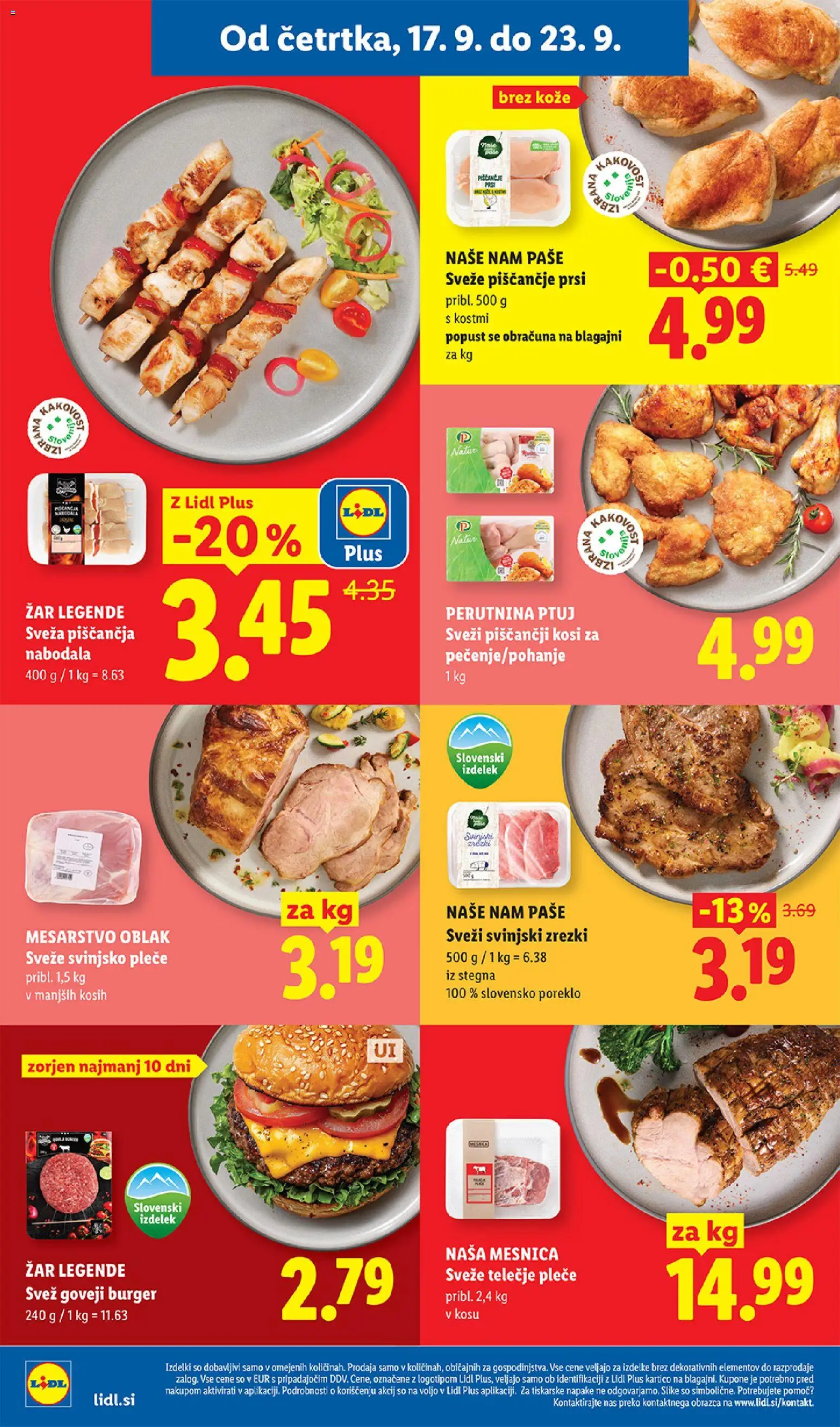 Novi Lidl katalog ponudbe – veljaven od 17.09.2026 | Stran: 2 | Izdelki: Zar, Nabodala, Zrezki