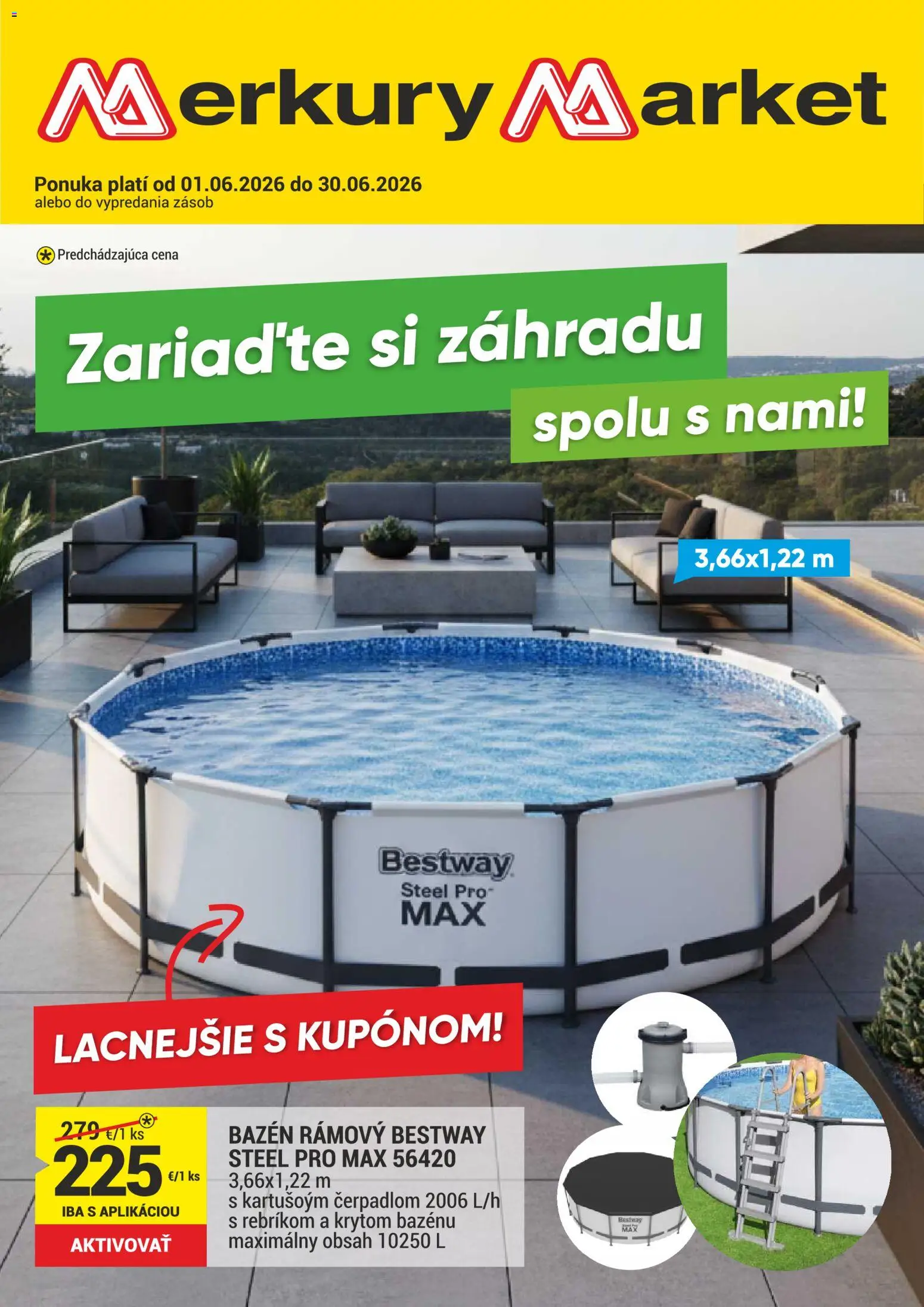 Nové Merkury Market akcie – leták je platný od 01.06.2026 | Strana: 1