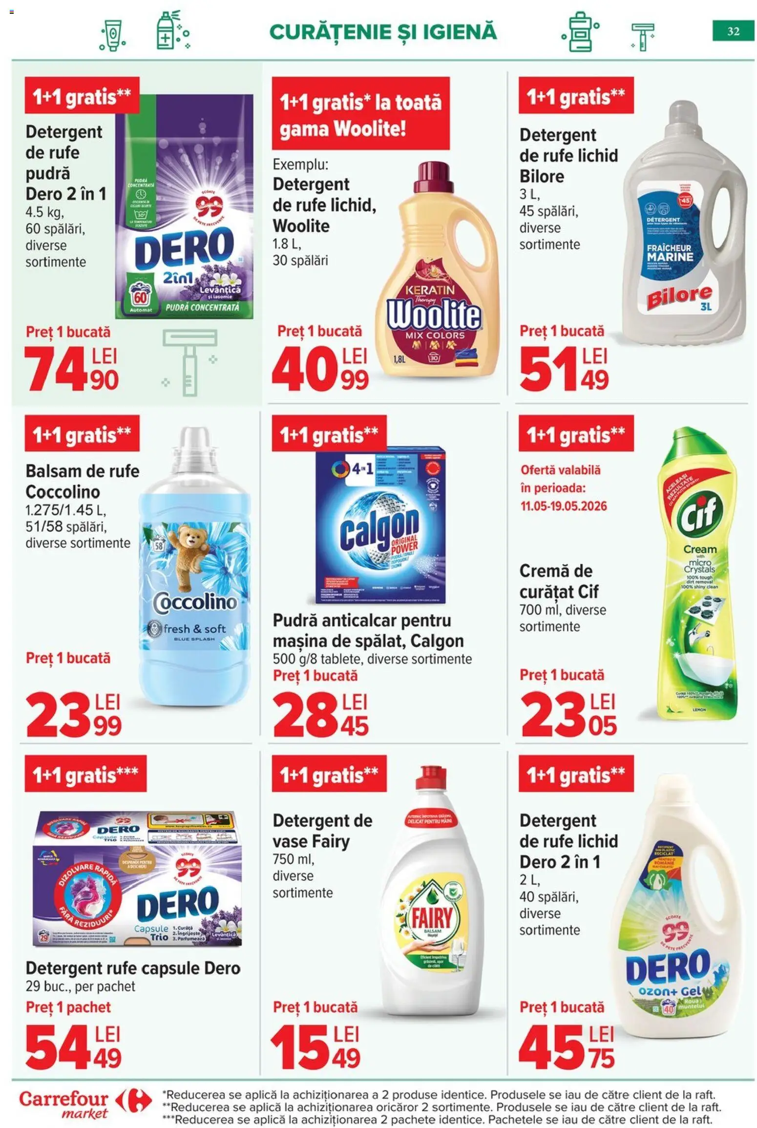 Noul catalog Carrefour – valabil de la 06.05.2026 | Pagină: 35 | Produse: Pomelo, Pudră, Balsam, Balsam de rufe