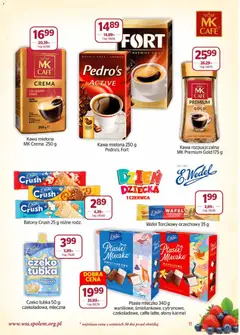 Pogląd oferty "Społem gazetka" - ważna od 01.06.2026 | Strona: 11 | Produkty: Kawa rozpuszczalna, Ptasie mleczko, Kawa