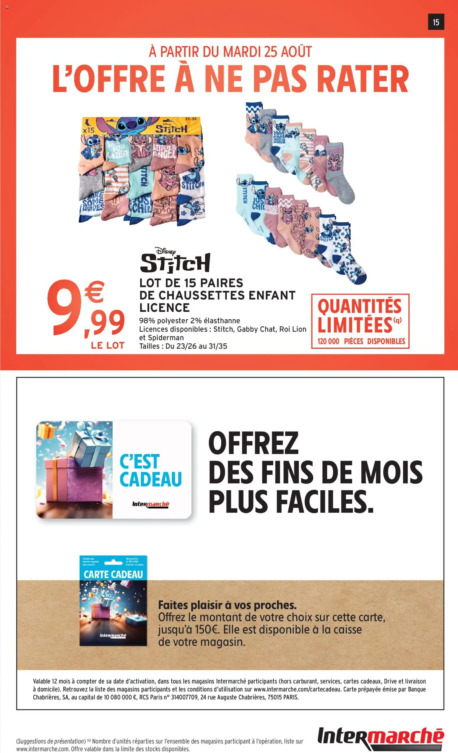 {H1} | Page: 15 | Produits: Chaussettes, Chaussettes enfant