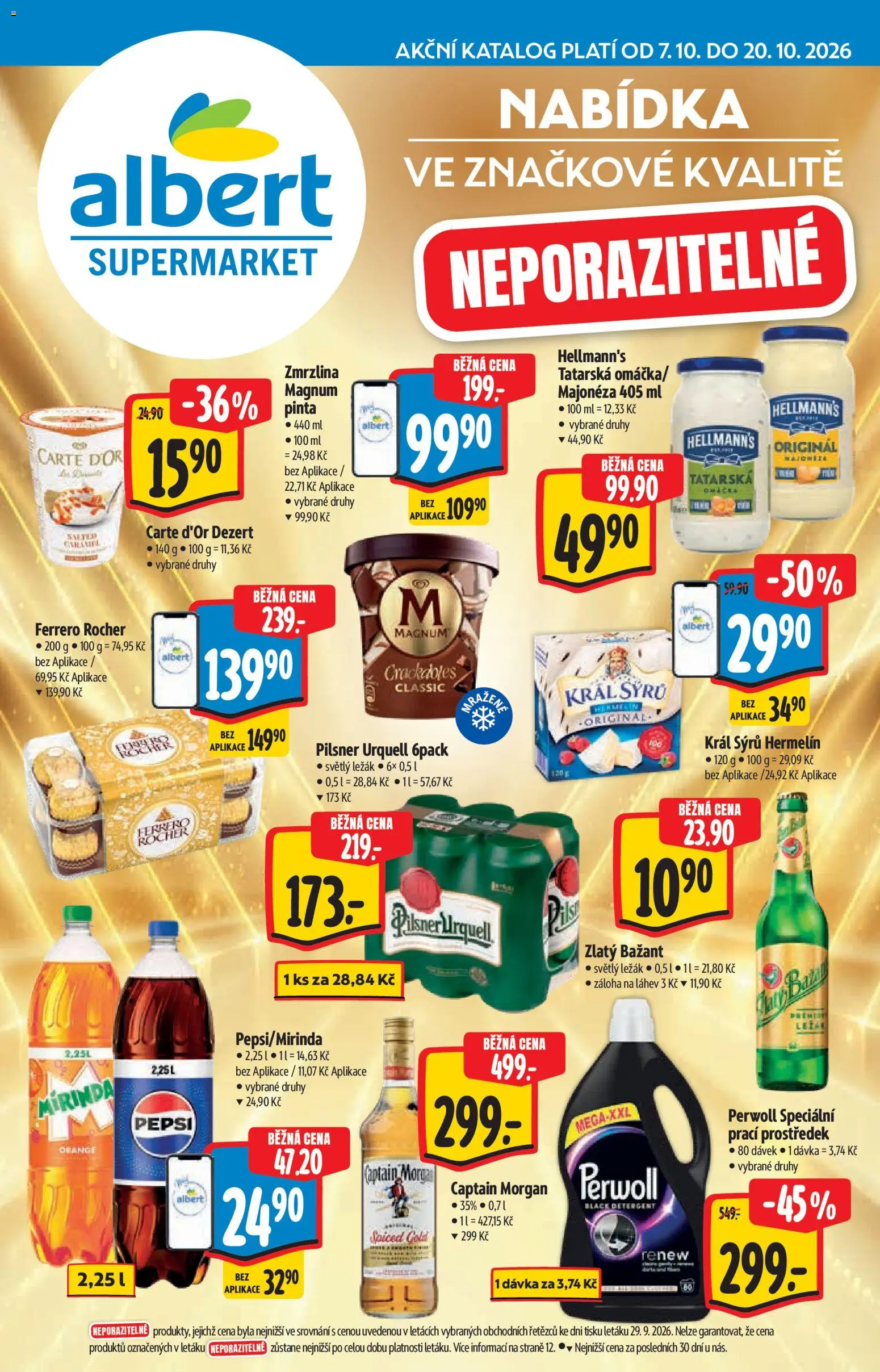 Albert leták - Supermarket od 07.10.2026 | Strana: 1