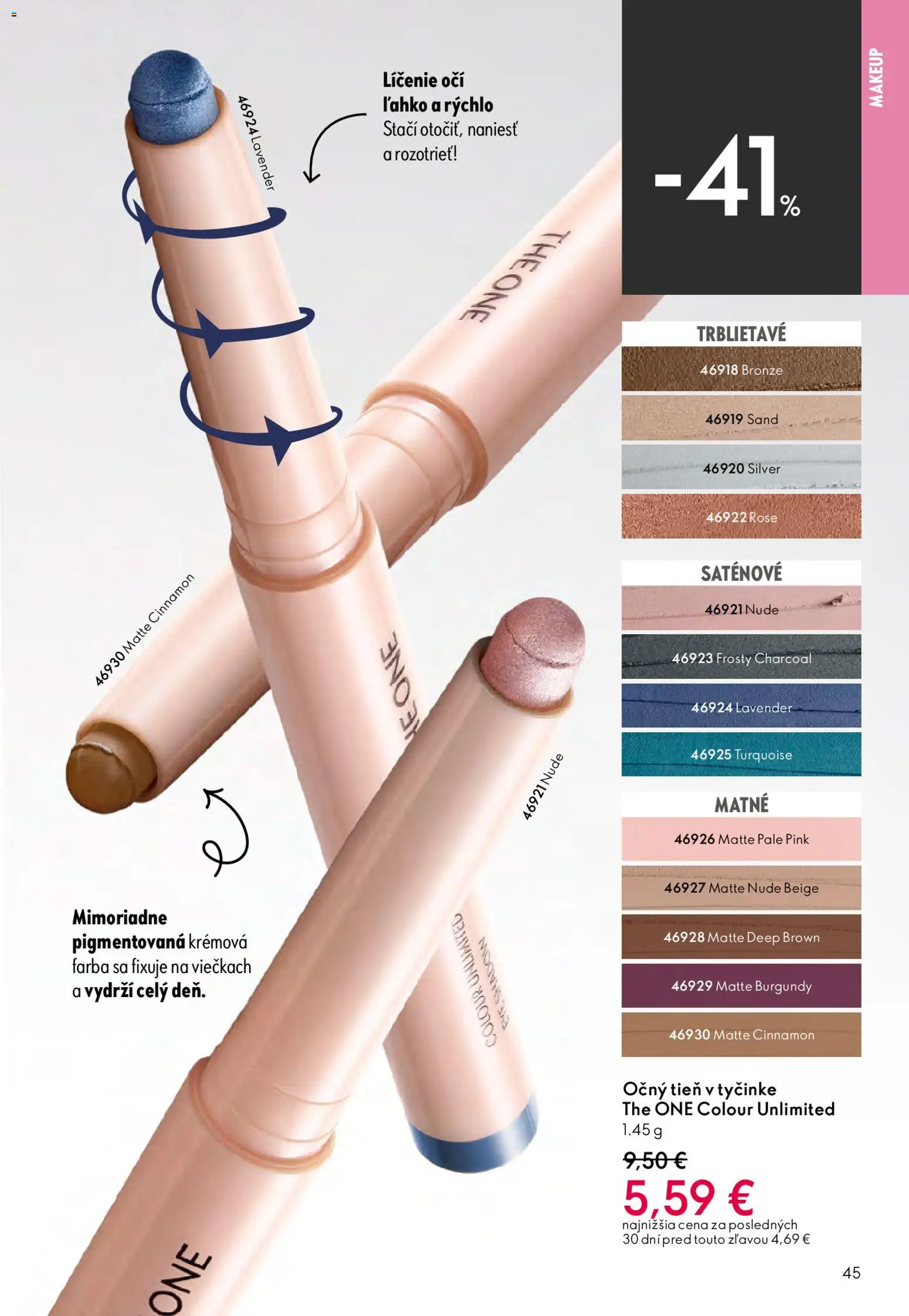 Nové Oriflame akcie – leták je platný od 15.04.2026 | Strana: 45