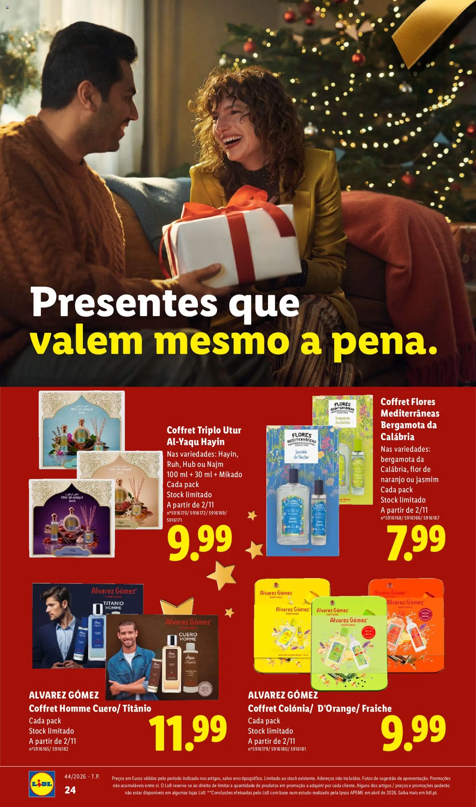 Lidl Folheto Especial Natal │ válido de 26/10/2026 | Página: 24 | Produtos: Perfumes, Flores, Base